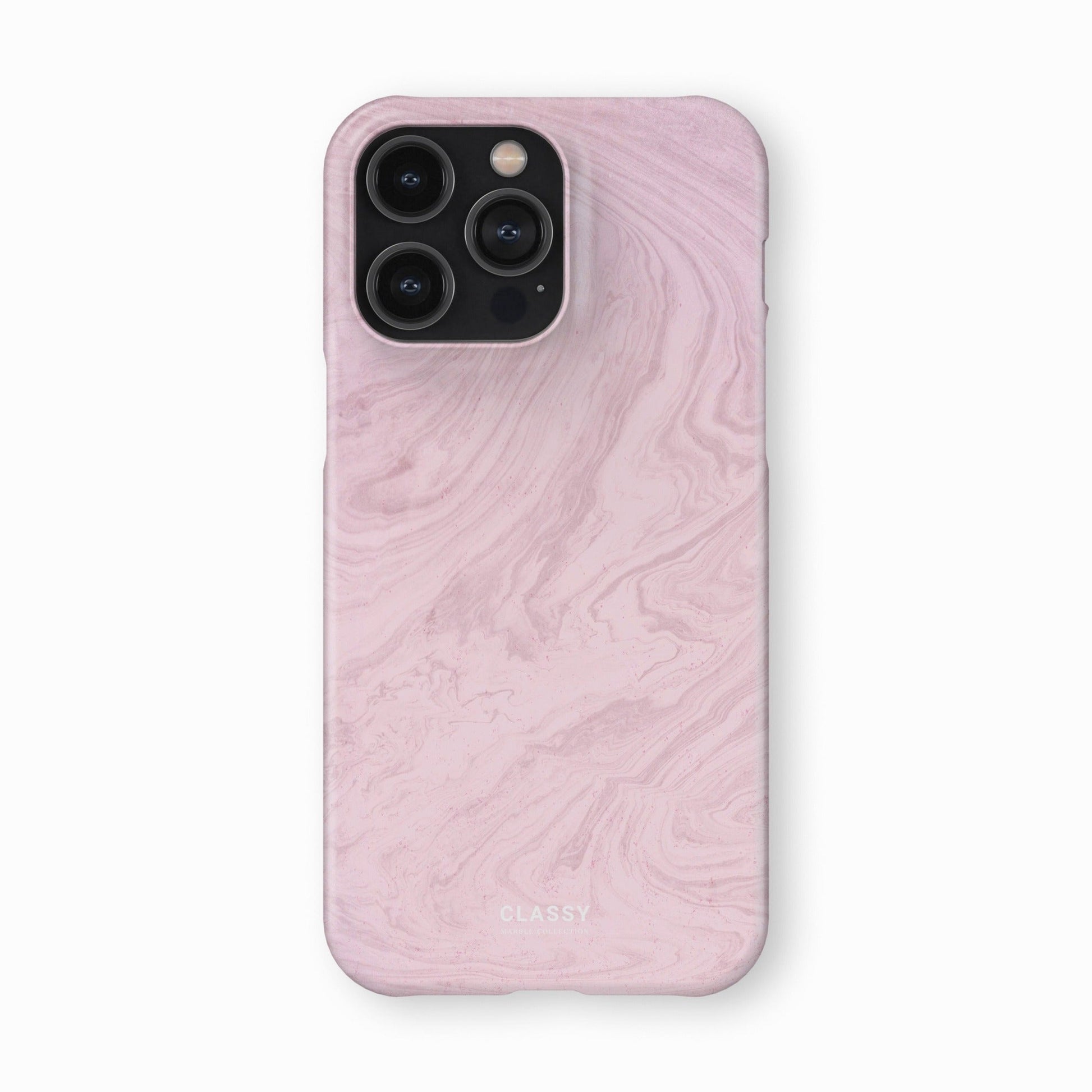 Light Pink Marble Snap Case - Classy Cases - Phone Case - iPhone 17 - Glossy - 