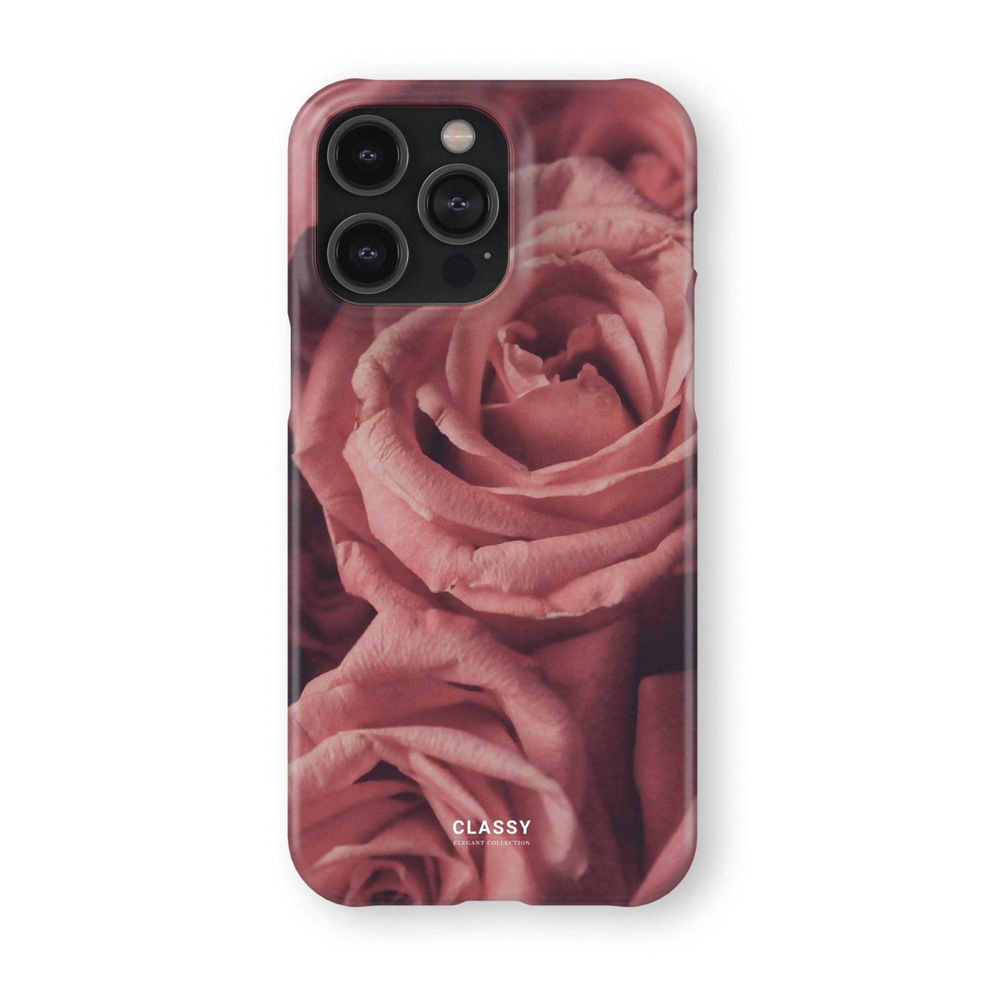 Light Pink Roses Snap Case - Classy Cases - Phone Case - iPhone 17 - Glossy - 