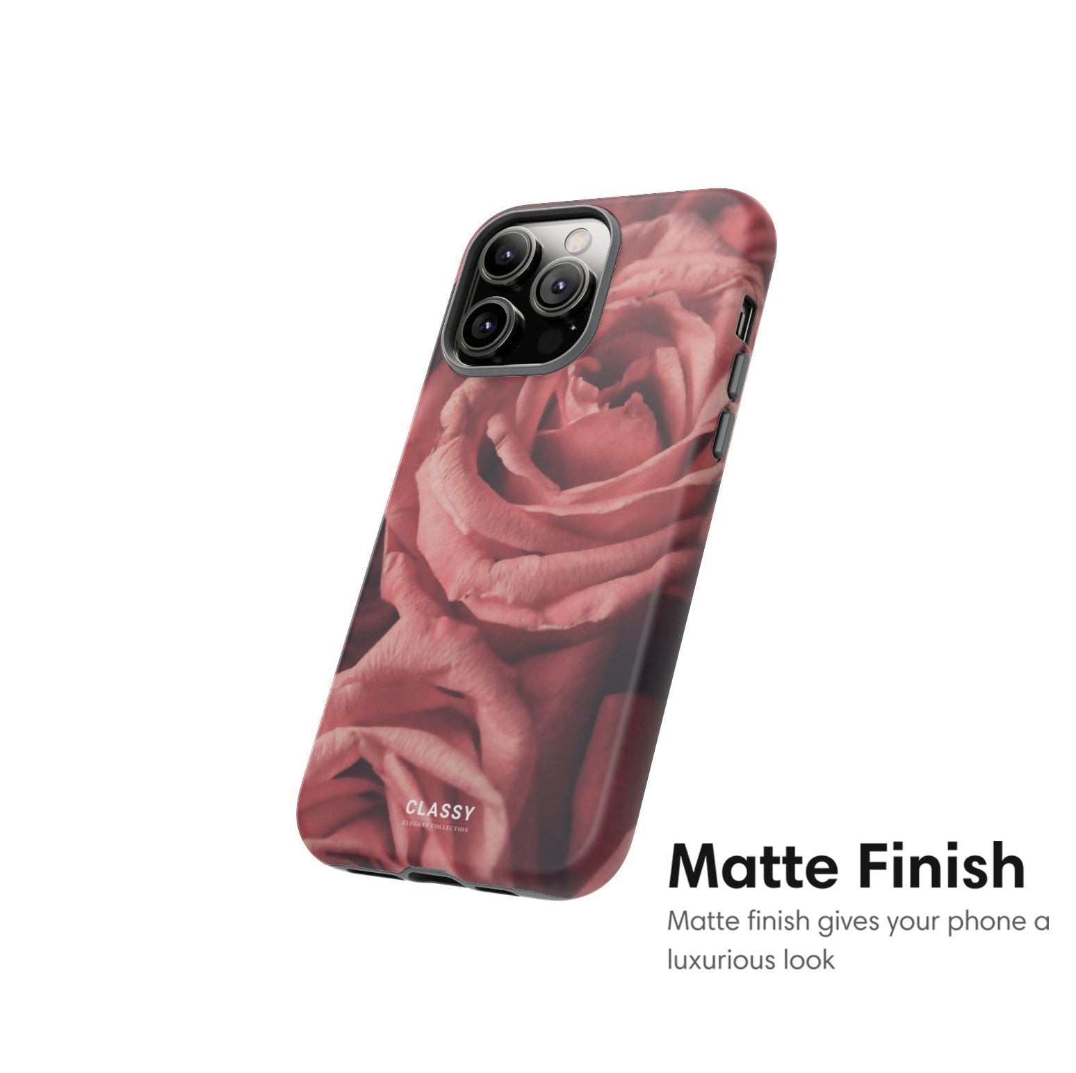 Light Pink Roses Tough Case - Classy Cases - Phone Case - iPhone 17 - Glossy - 