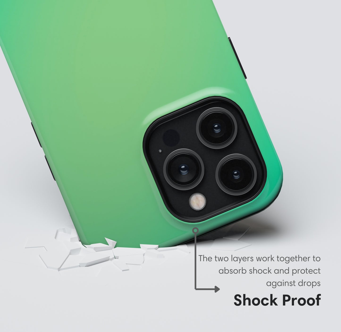 Light Green Ombre Tough Case shockproof