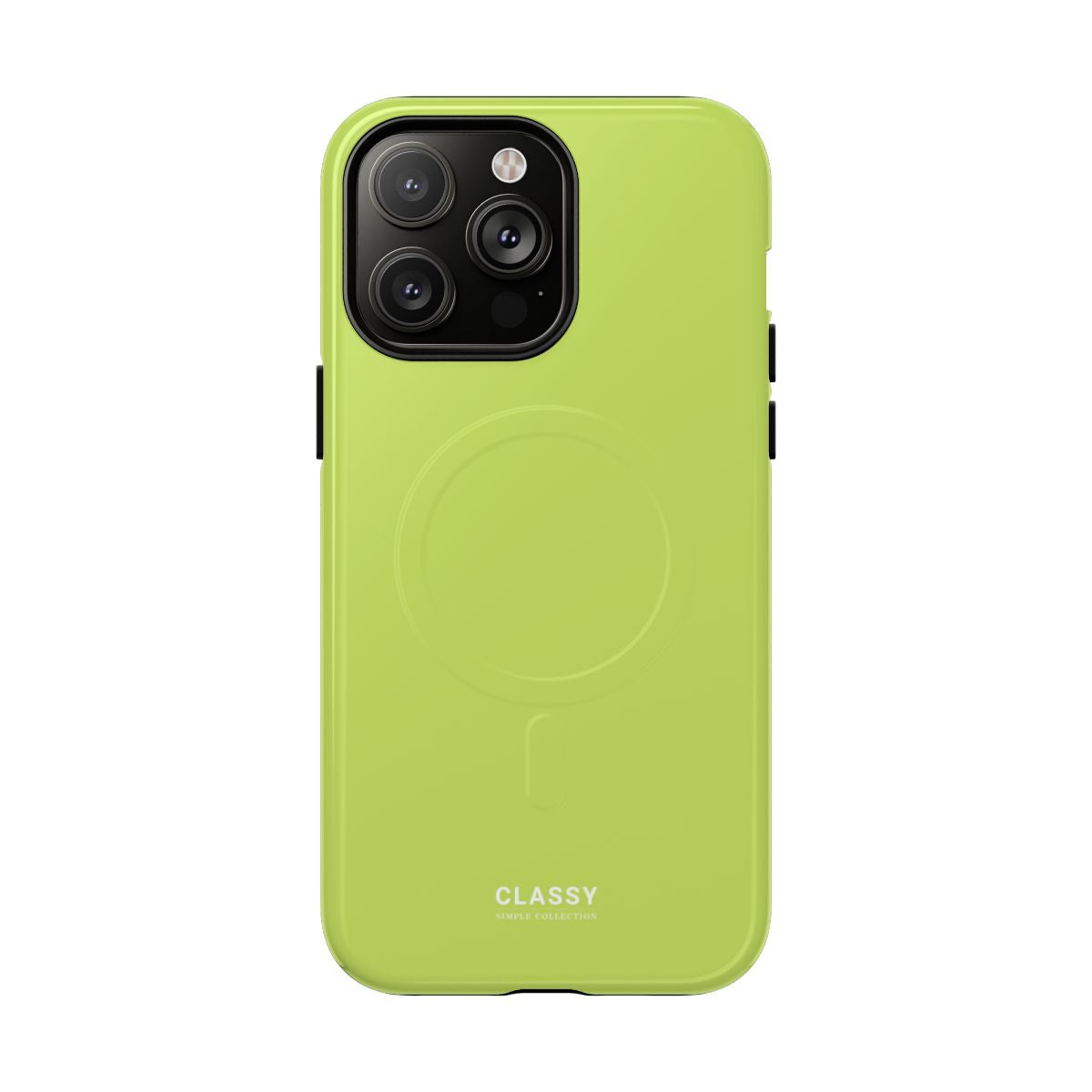 Lime Green MagSafe Tough Case front