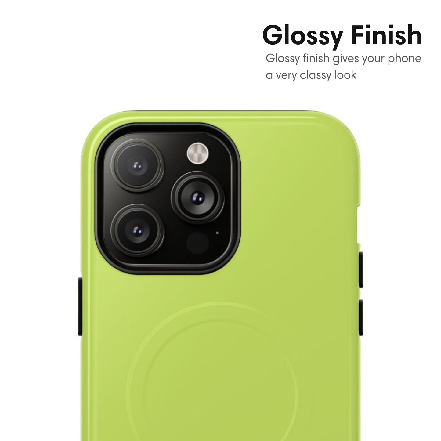 Lime Green MagSafe Tough Case glossy