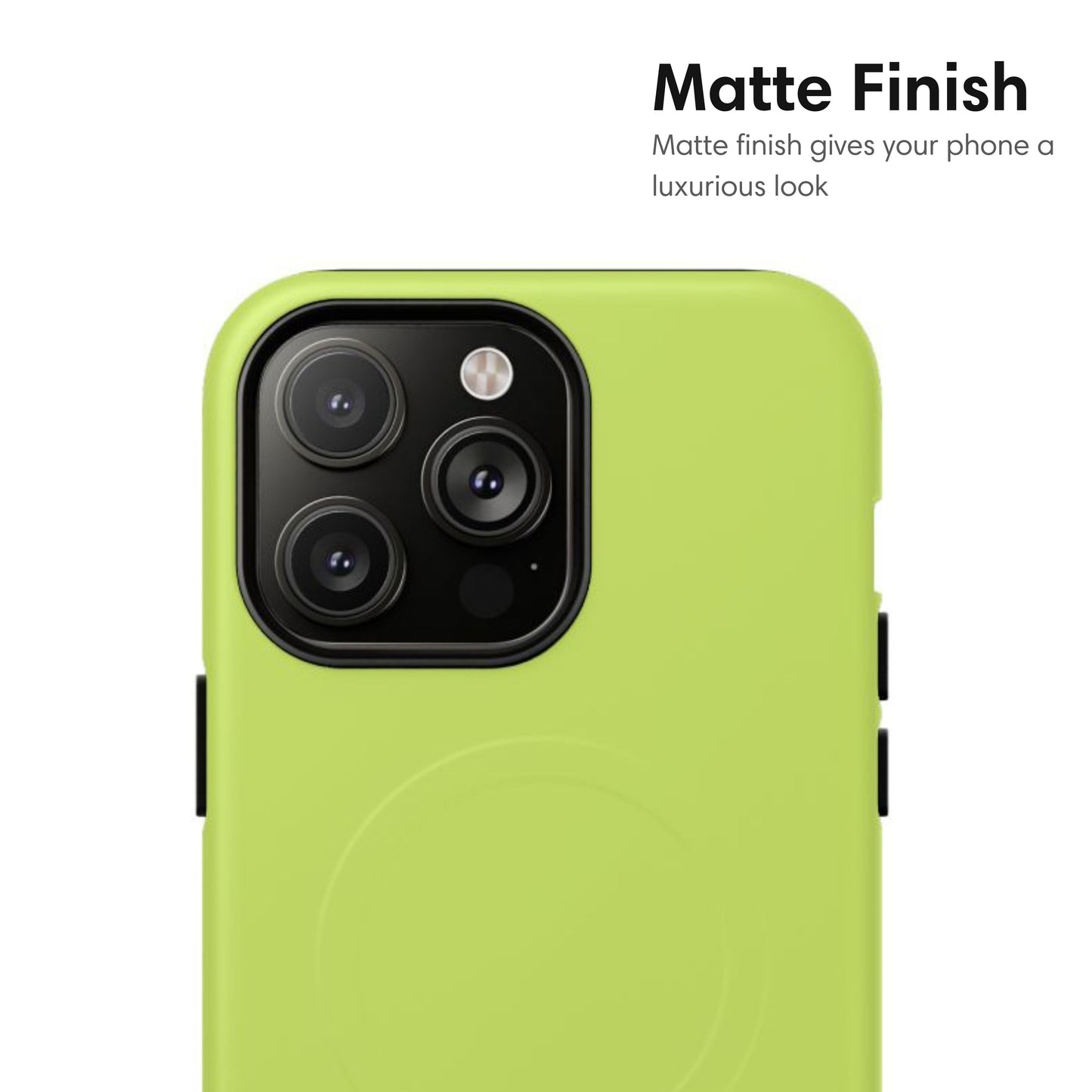Lime Green MagSafe Tough Case matte