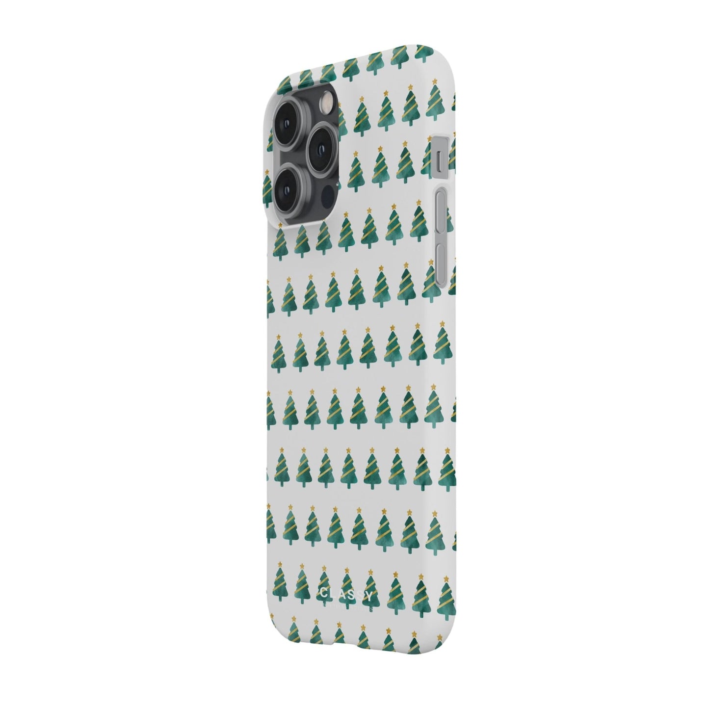 Little Christmas Trees Snap Case - Classy Cases - Phone Case - iPhone 17 - Glossy - 