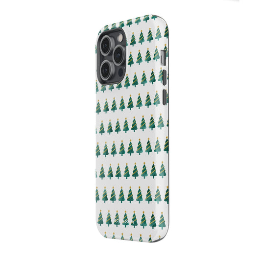 Little Christmas Trees White Tough Case - Classy Cases - Phone Case - iPhone 17 - Glossy - 