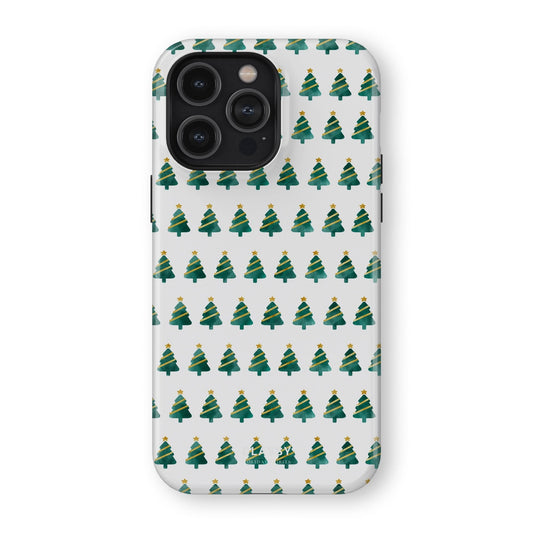 Little Christmas Trees White Tough Case - Classy Cases - Phone Case - iPhone 17 - Glossy - 