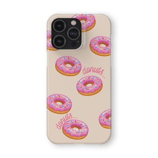 Little Donuts Snap Case - Classy Cases - Phone Case - iPhone 14 - Glossy - 