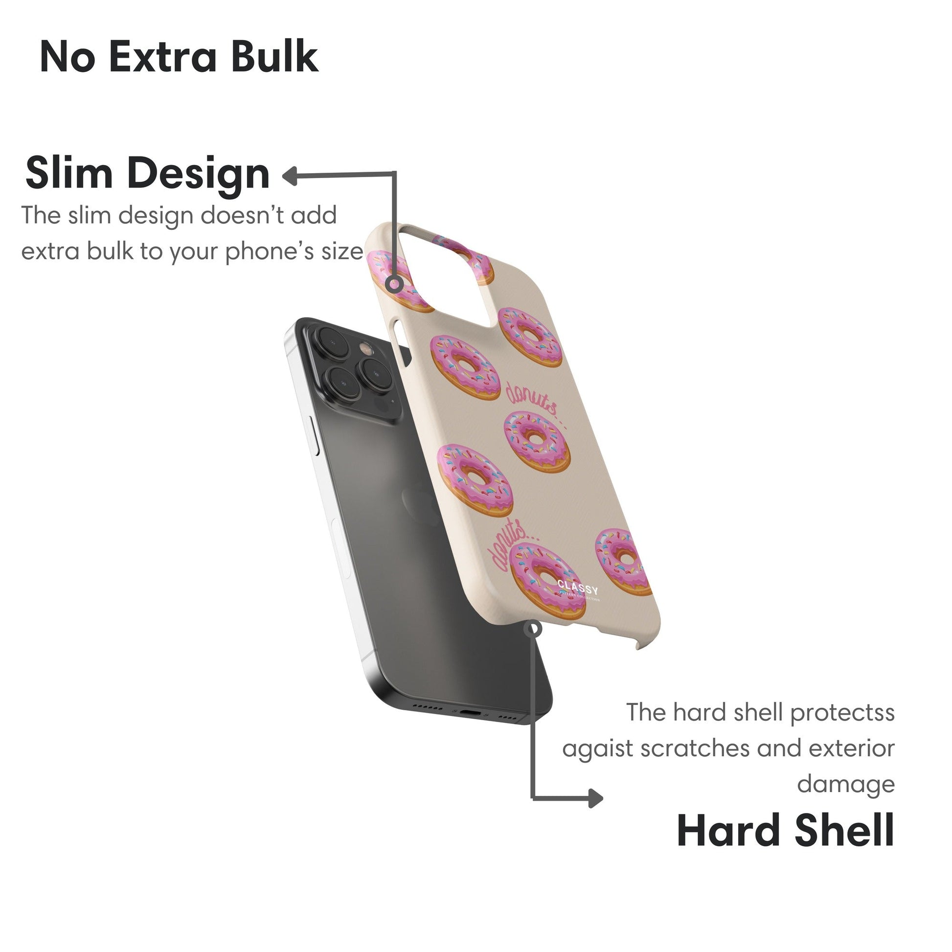 Little Donuts Snap Case - Classy Cases - Phone Case - iPhone 17 - Glossy - 