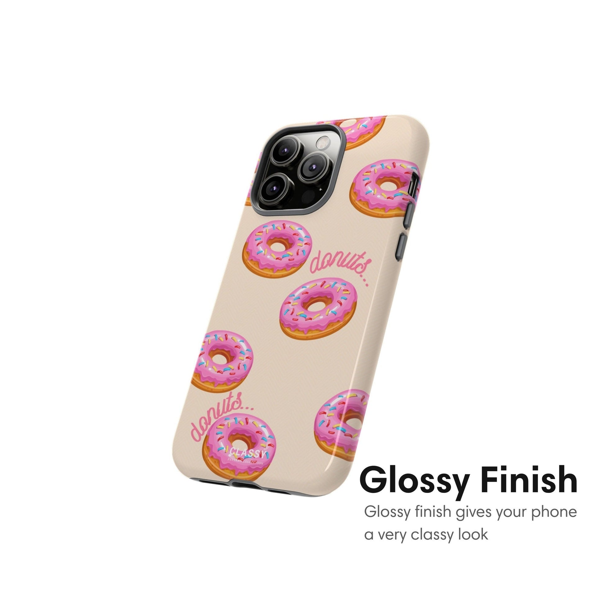 Little Donuts Tough Case - Classy Cases - Phone Case - iPhone 17 - Glossy - 