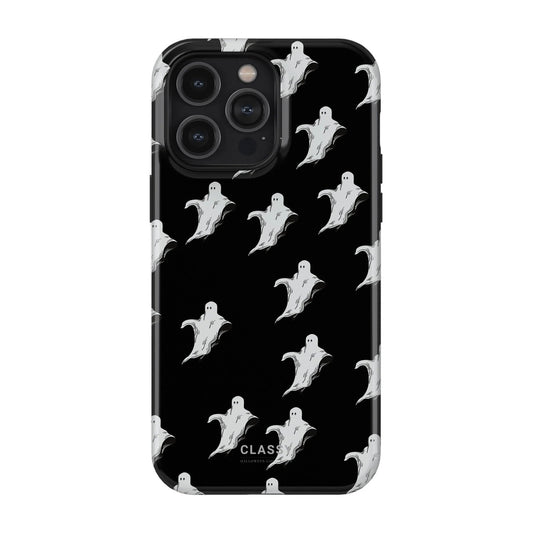 Little Flying Ghosts Black Tough Case - Classy Cases - Phone Case - iPhone 17 - Glossy - 