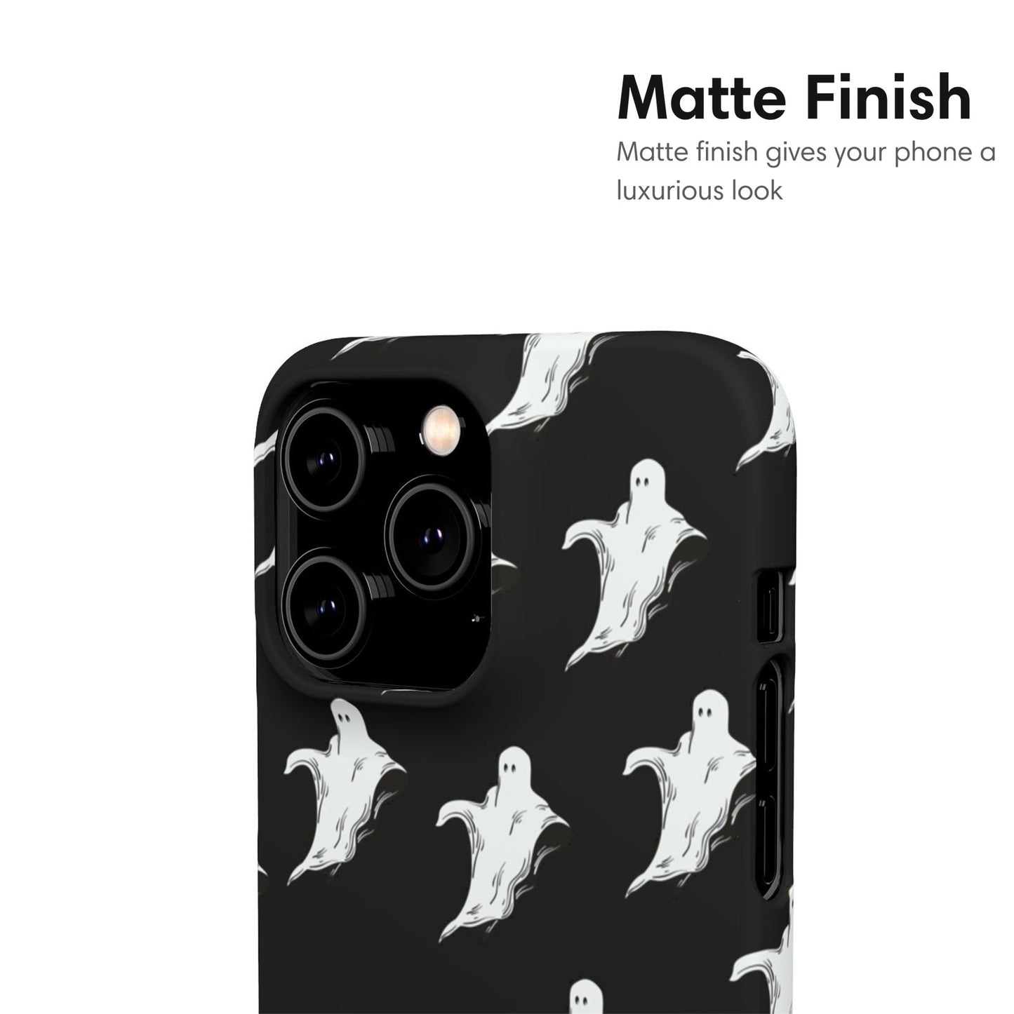 Little Flying Ghosts Snap Case - Classy Cases - Phone Case - iPhone 17 - Glossy - 