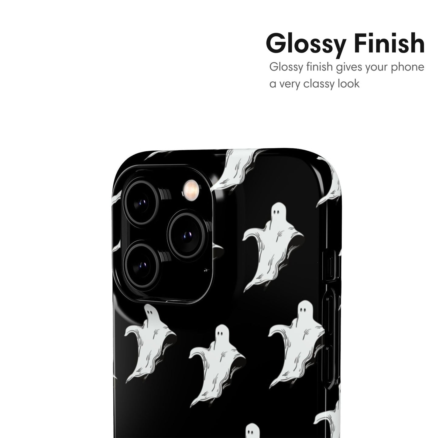 Little Flying Ghosts Snap Case - Classy Cases - Phone Case - iPhone 17 - Glossy - 