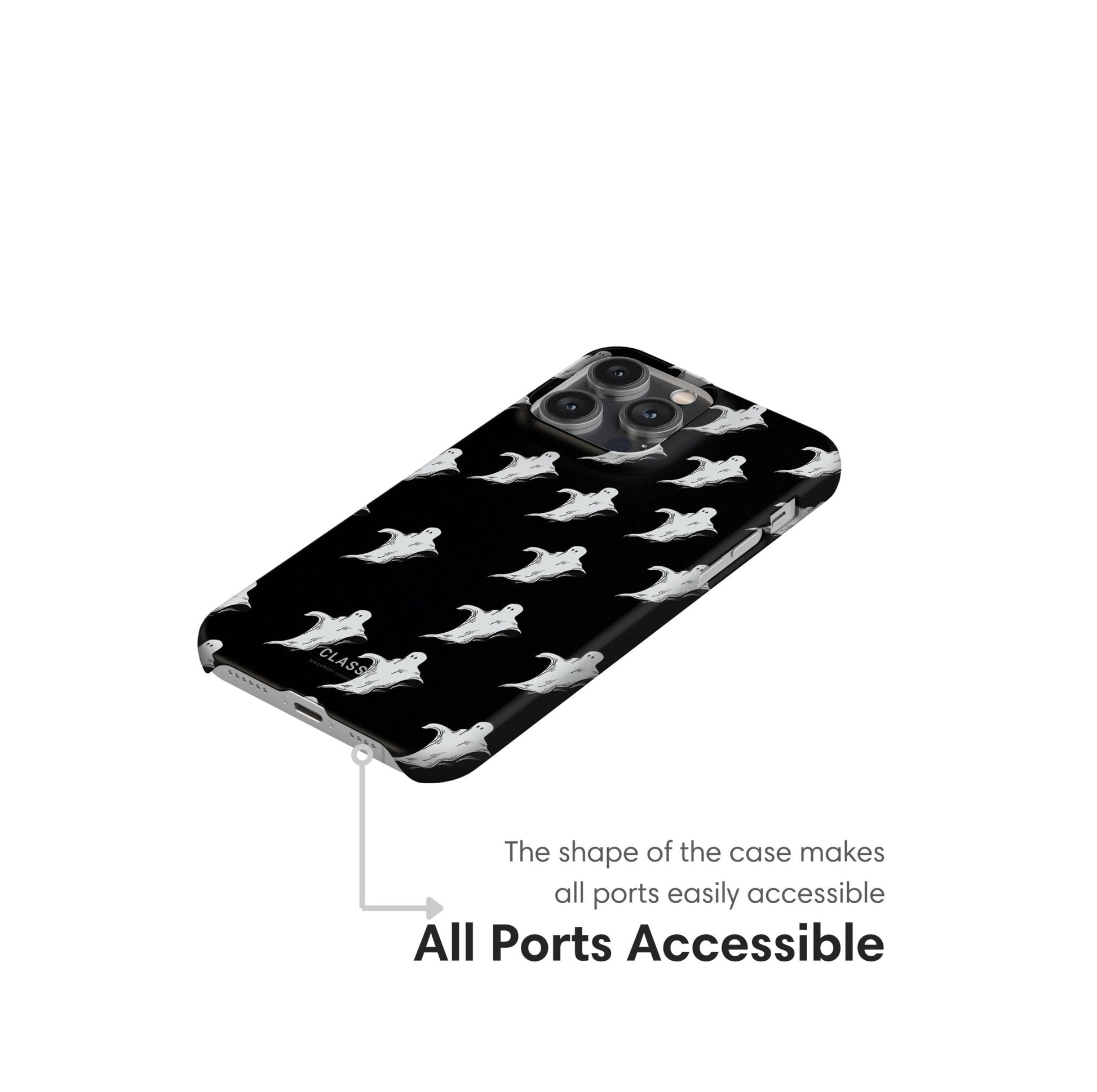 Little Flying Ghosts Snap Case - Classy Cases - Phone Case - iPhone 17 - Glossy - 