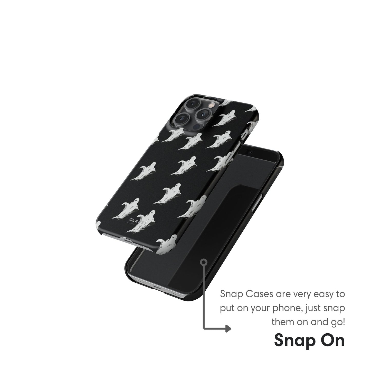 Little Flying Ghosts Snap Case - Classy Cases - Phone Case - iPhone 17 - Glossy - 
