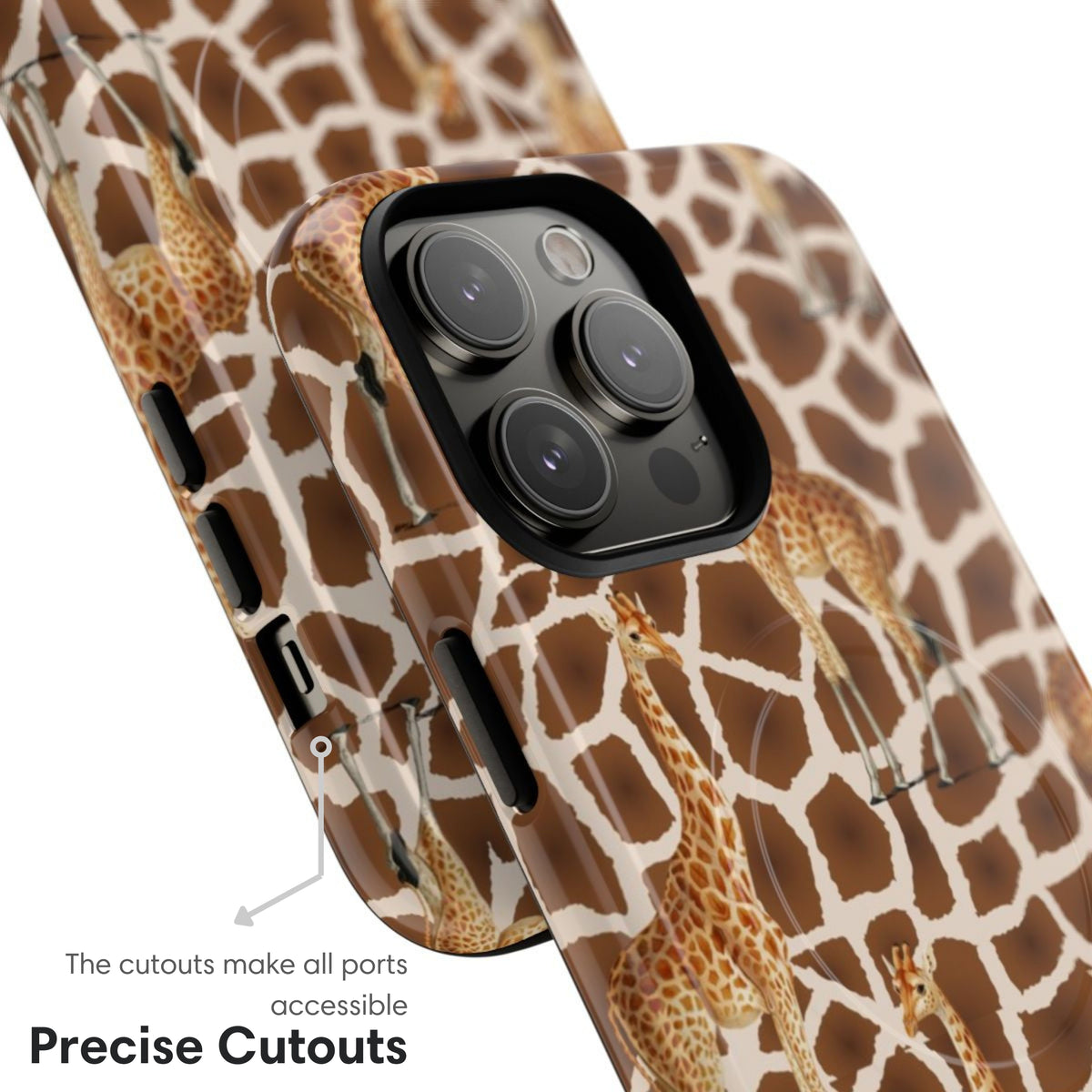 Little Giraffes MagSafe Tough Case - Classy Cases - Phone Case - iPhone 17 - Glossy -