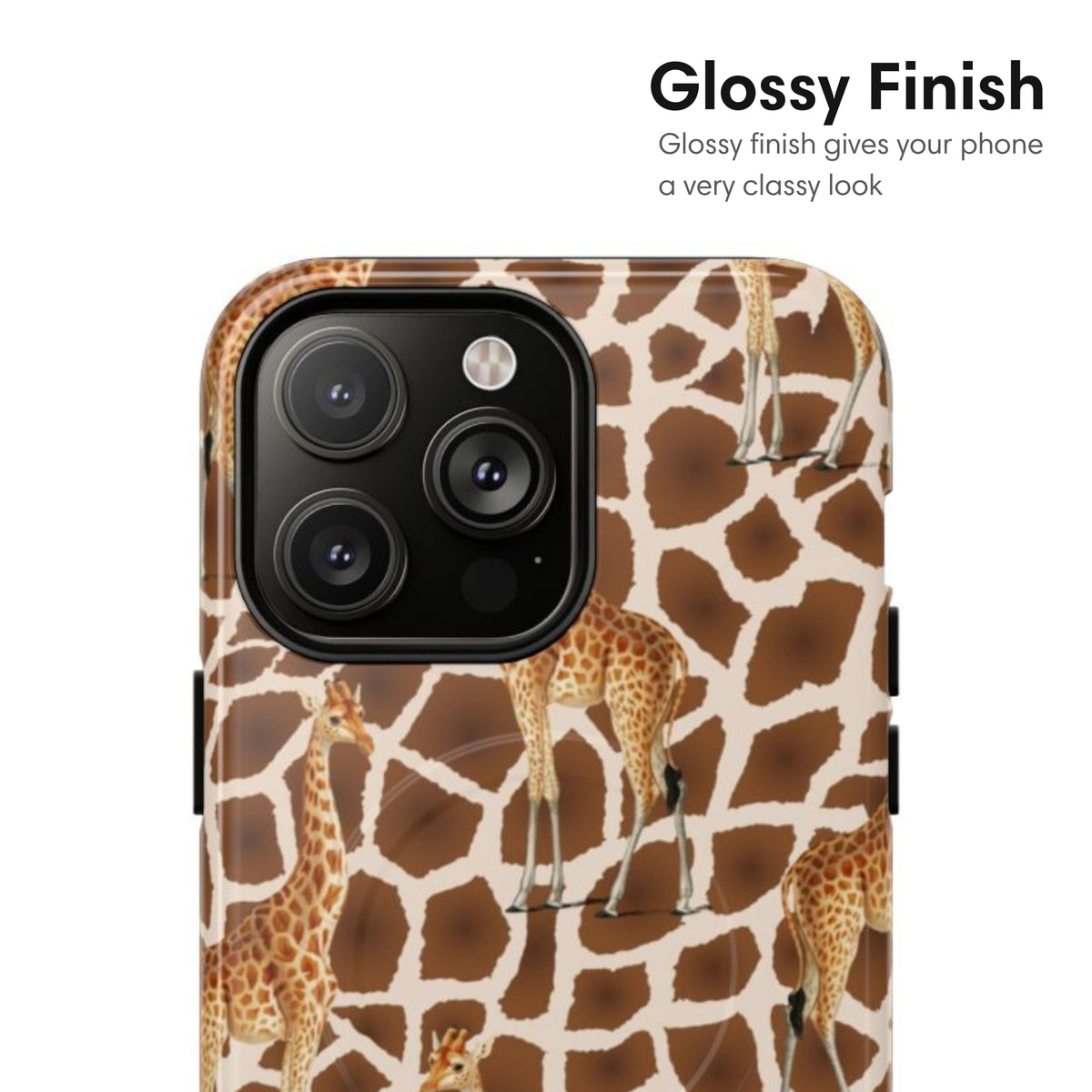 Little Giraffes MagSafe Tough Case - Classy Cases - Phone Case - iPhone 17 - Glossy -