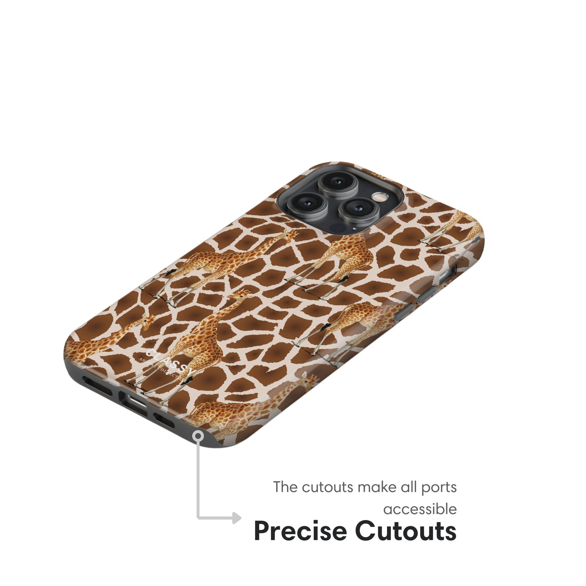 Little Giraffes Tough Case - Classy Cases - Phone Case - iPhone 17 - Glossy - 