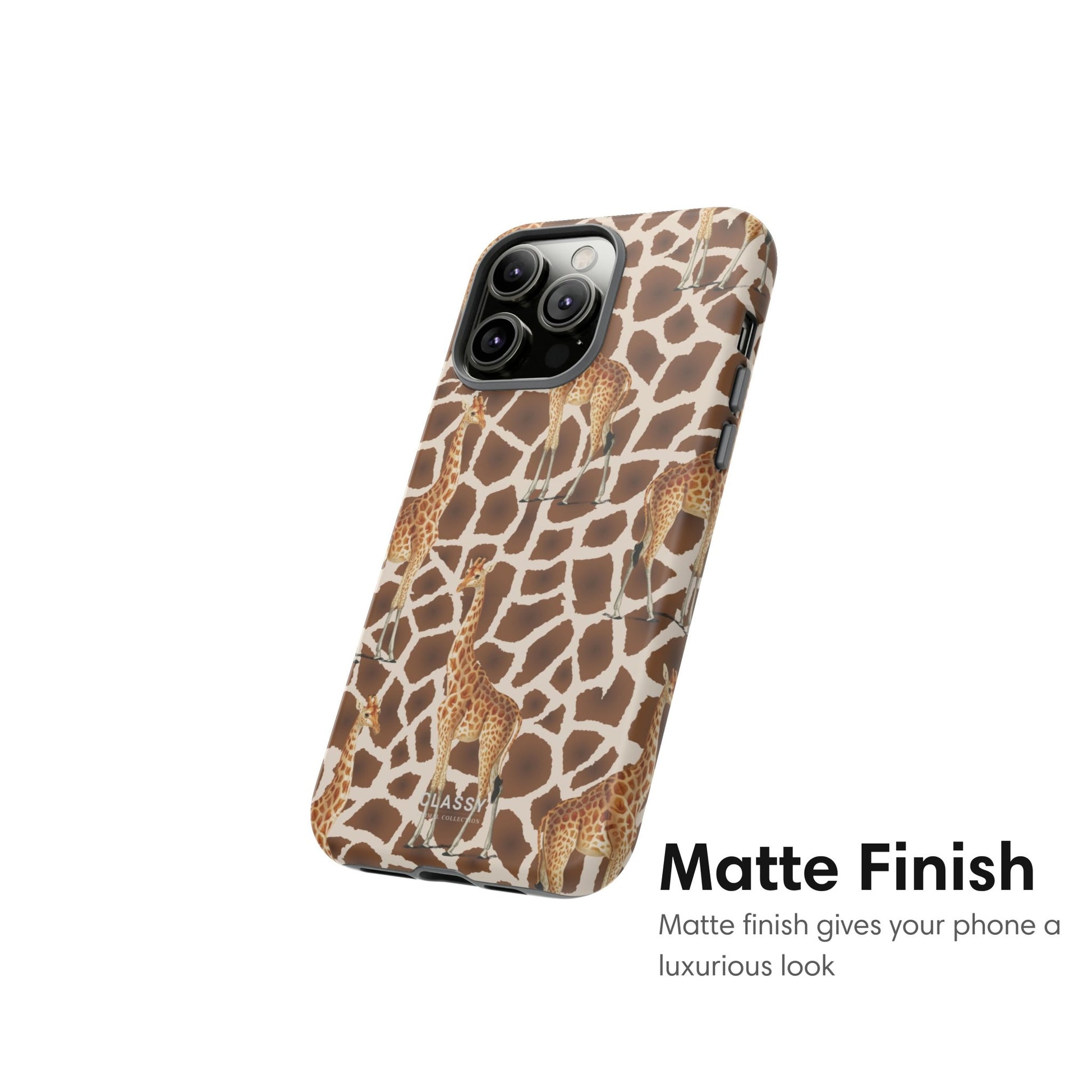 Little Giraffes Tough Case - Classy Cases - Phone Case - iPhone 17 - Glossy - 