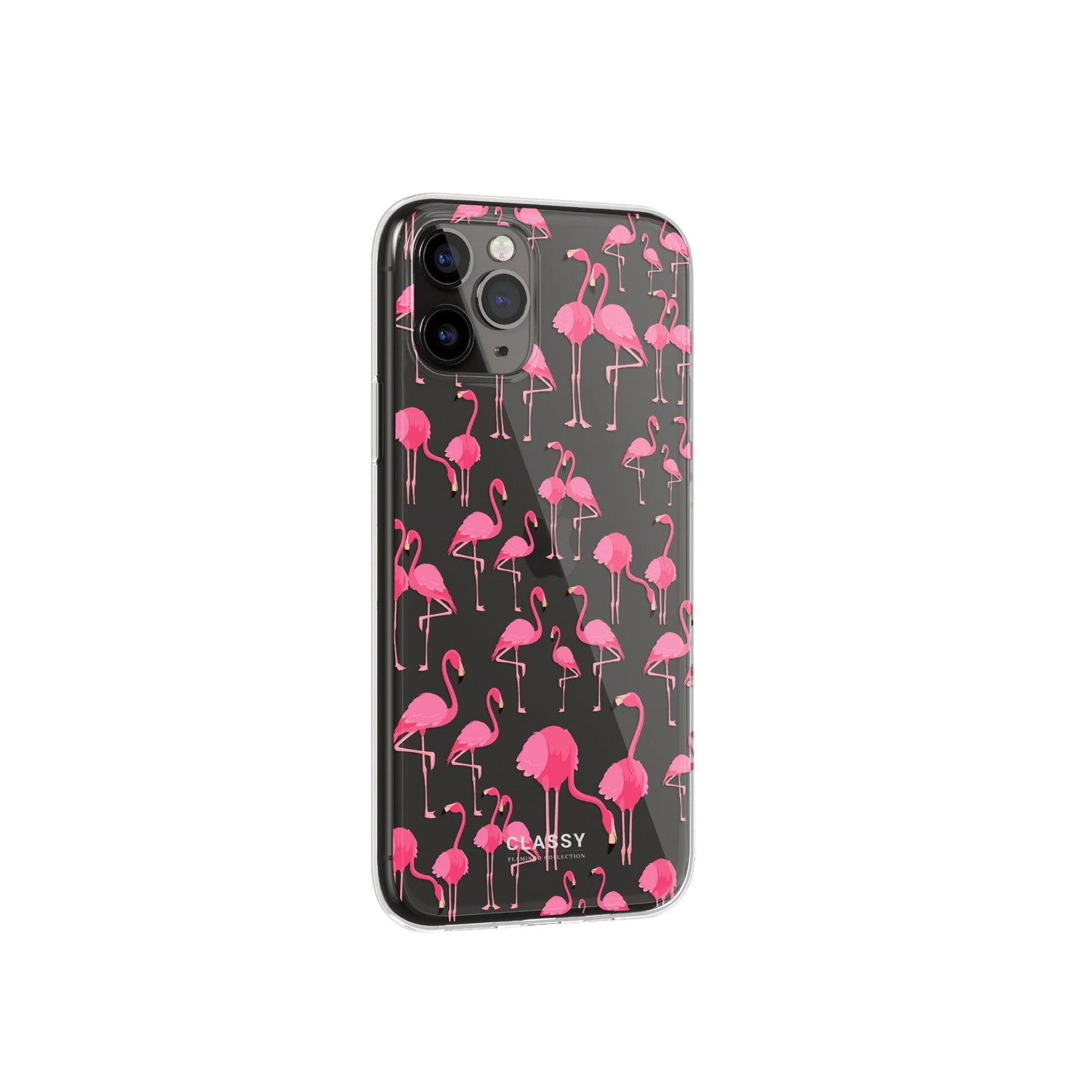 Little Pink Flamingos | Clear Case - Classy Cases - Phone Case - iPhone 16 Pro - Without gift packaging - 