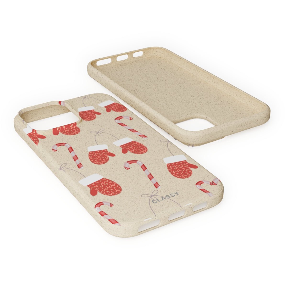 Little Red Gloves Christmas Biodegradable Case - Classy Cases - Phone Case - Samsung Galaxy S22 with gift packaging - 