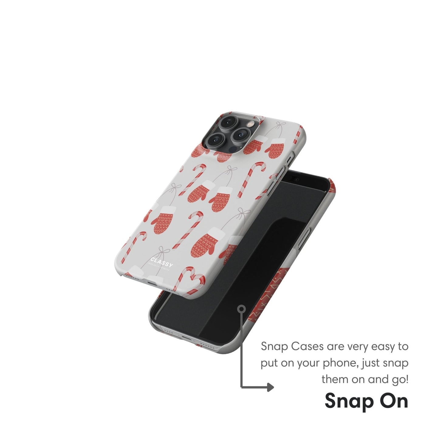 Little Red Gloves Christmas Snap Case - Classy Cases - Phone Case - iPhone 17 - Glossy - 