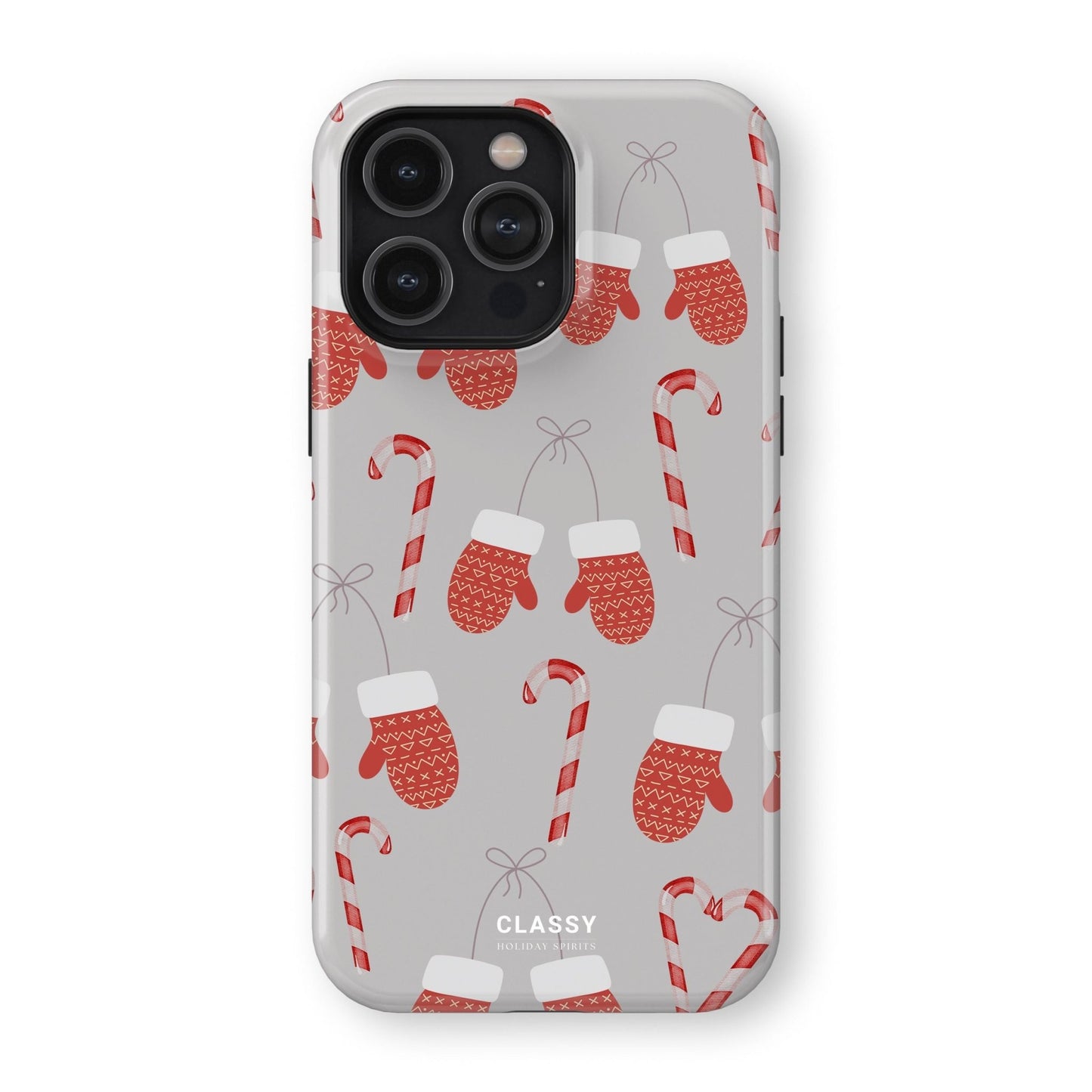 Little Red Gloves Christmas Tough Case - Classy Cases - Phone Case - iPhone 17 - Glossy - 