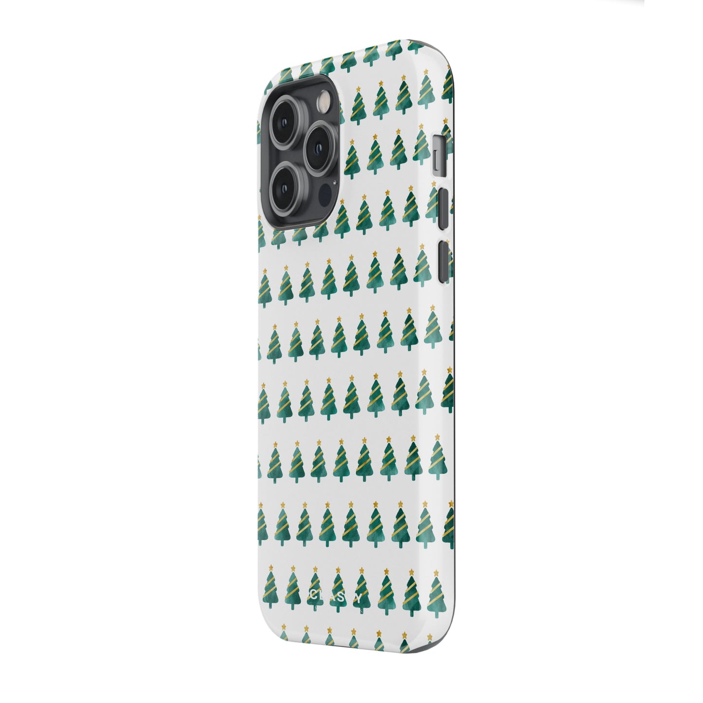 Little Christmas Trees White Tough Case side