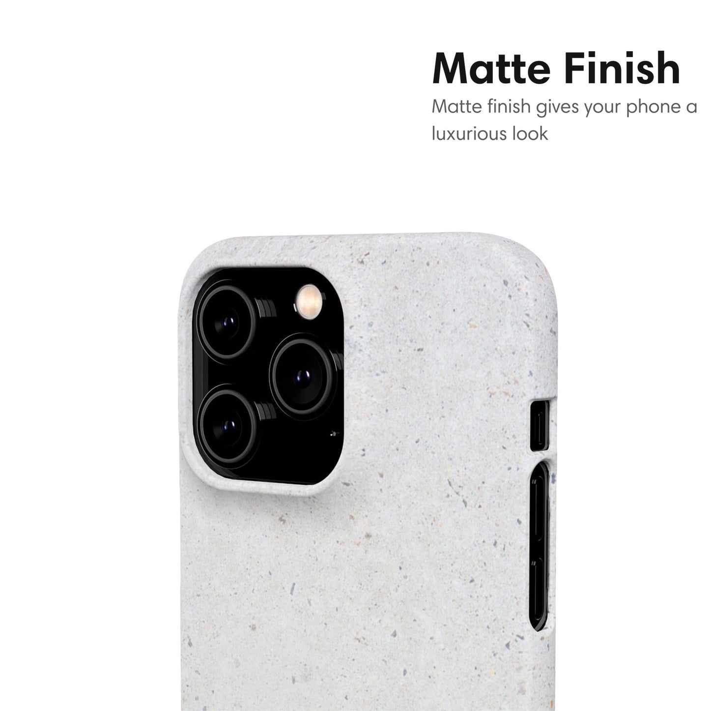 Minimalistic Gray Snap Case - Classy Cases - Phone Case - iPhone 17 - Glossy - 