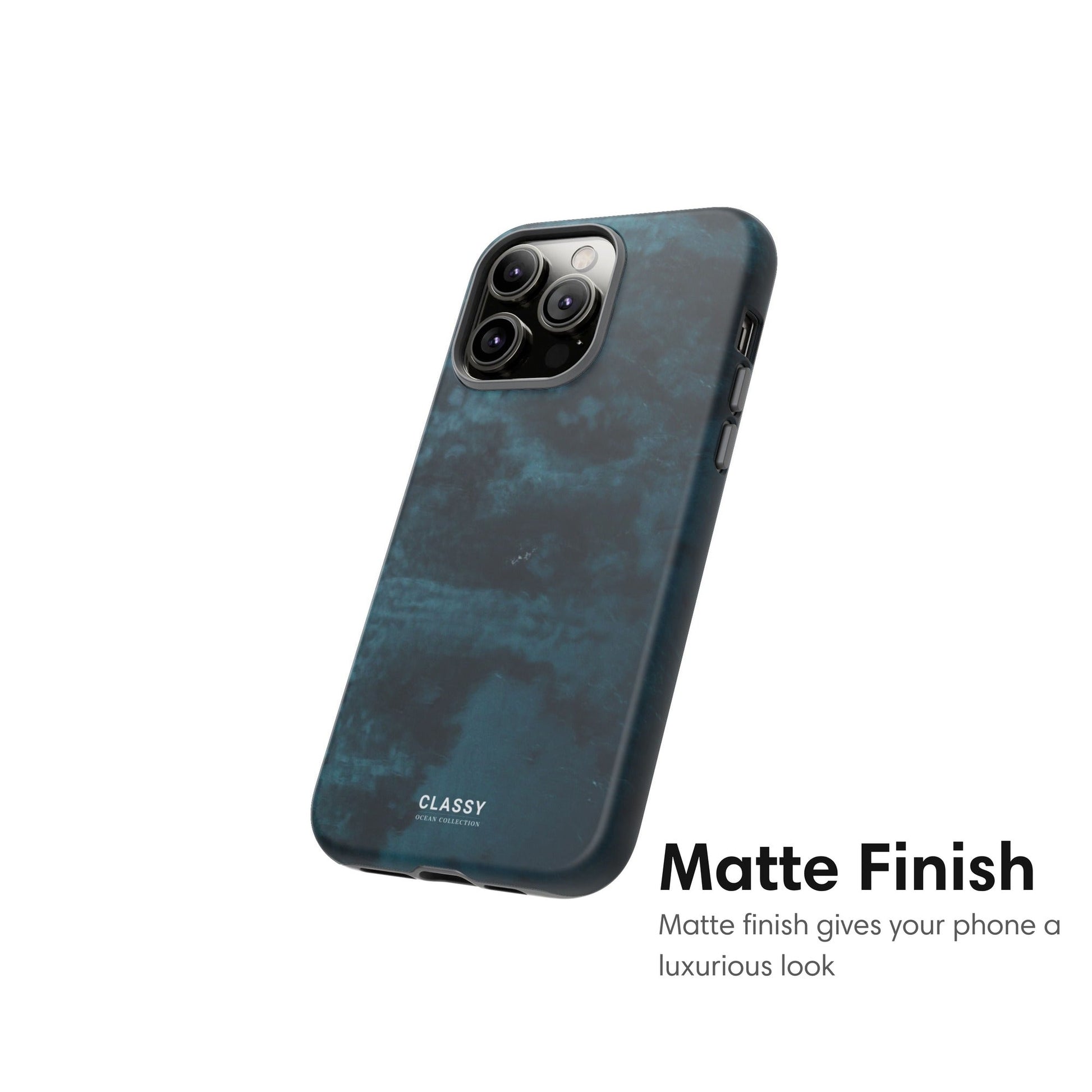 Navy Ocean Tough Case - Classy Cases - Phone Case - iPhone 17 - Glossy - 