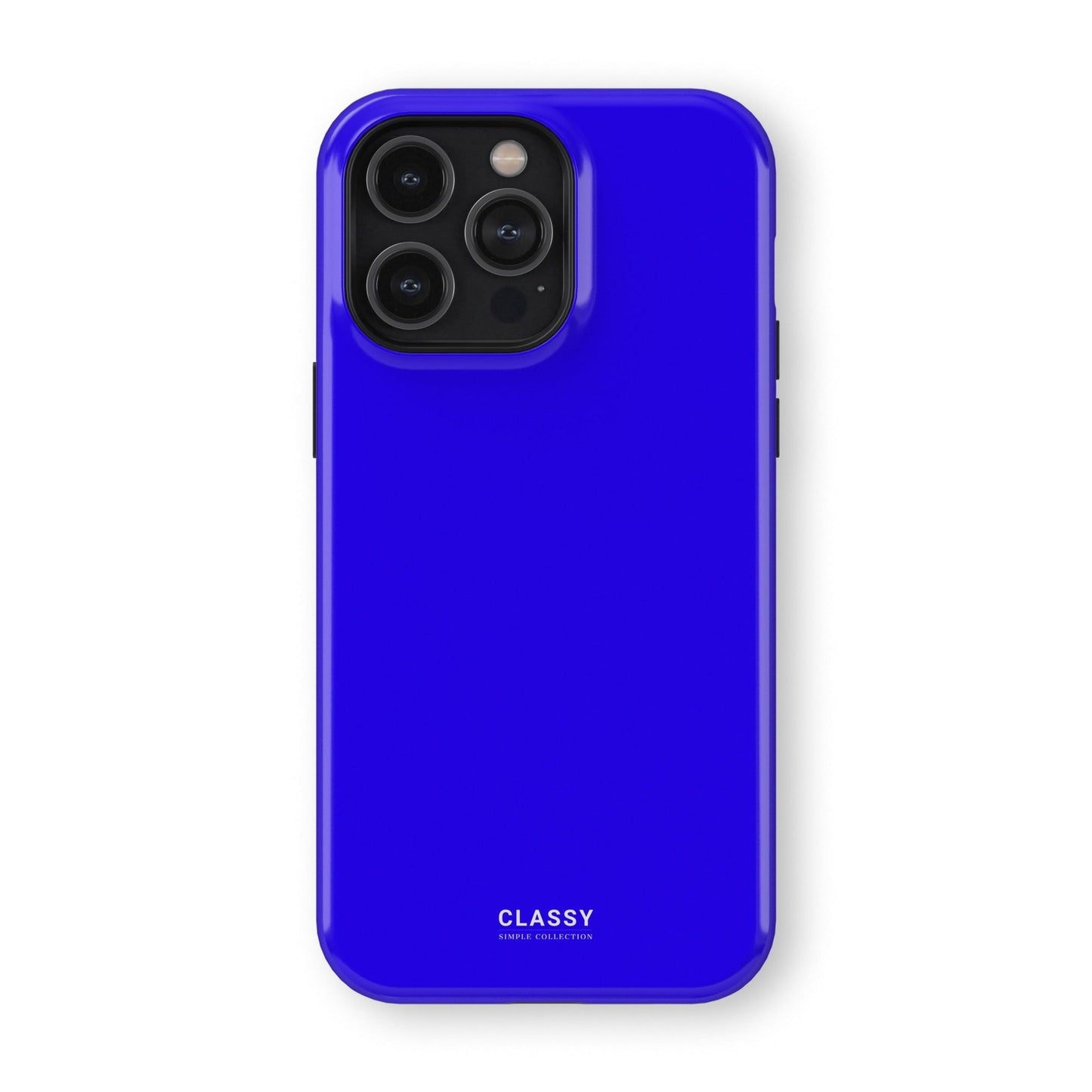 Neon Navy Blue Tough Case - Classy Cases - Phone Case - iPhone 17 - Glossy - 