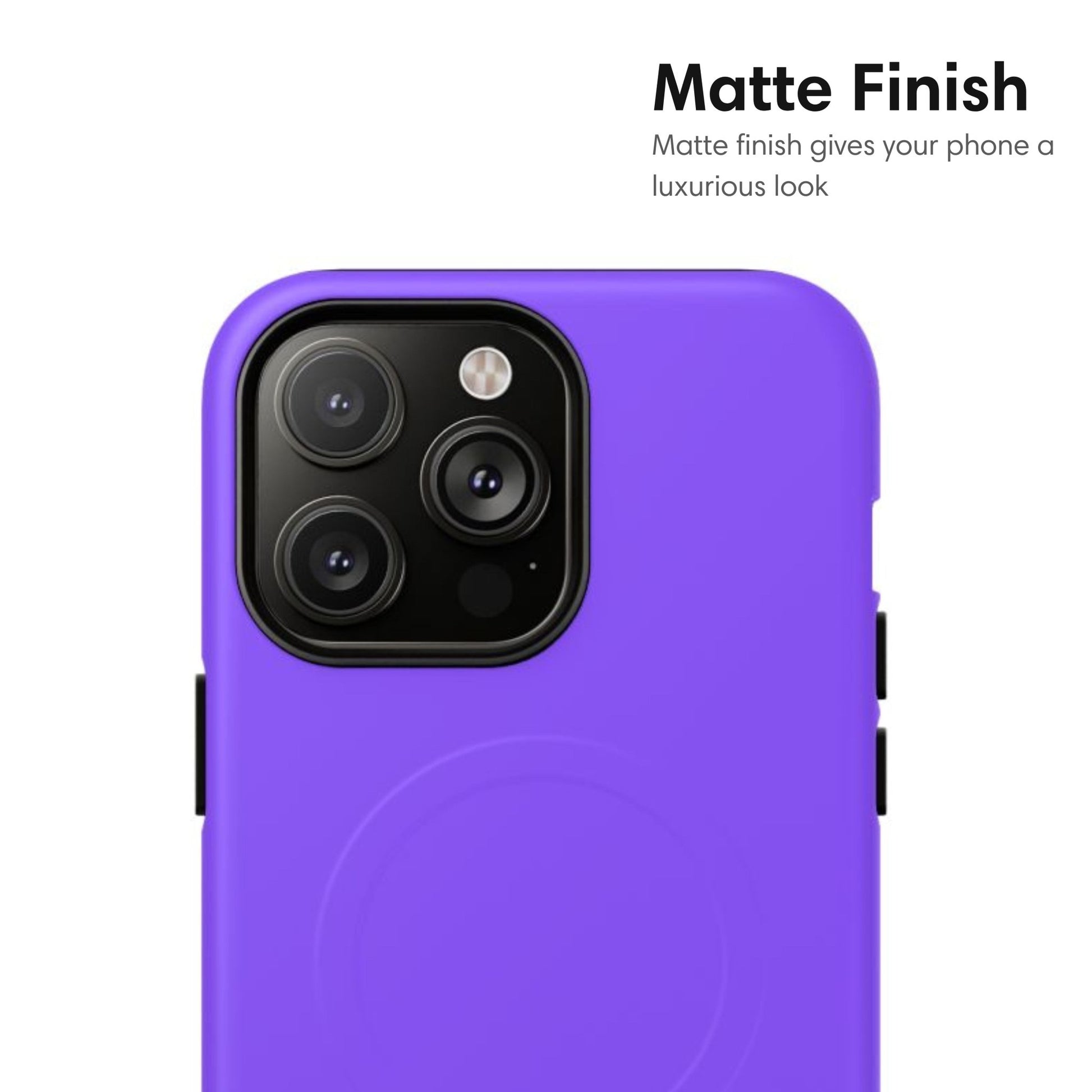 Neon Purple MagSafe Tough Case - Classy Cases - Phone Case - iPhone 17 - Glossy - 