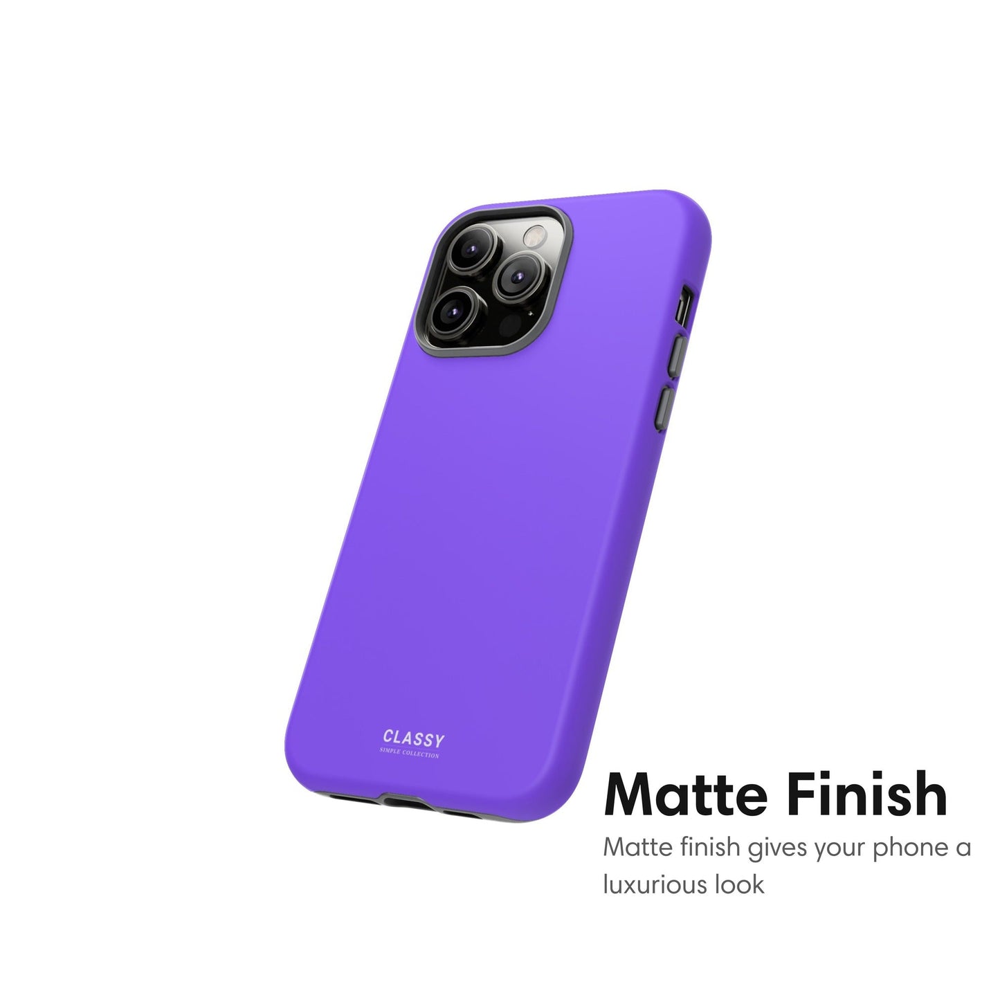 Neon Purple Tough Case - Classy Cases - Phone Case - iPhone 17 - Glossy - 