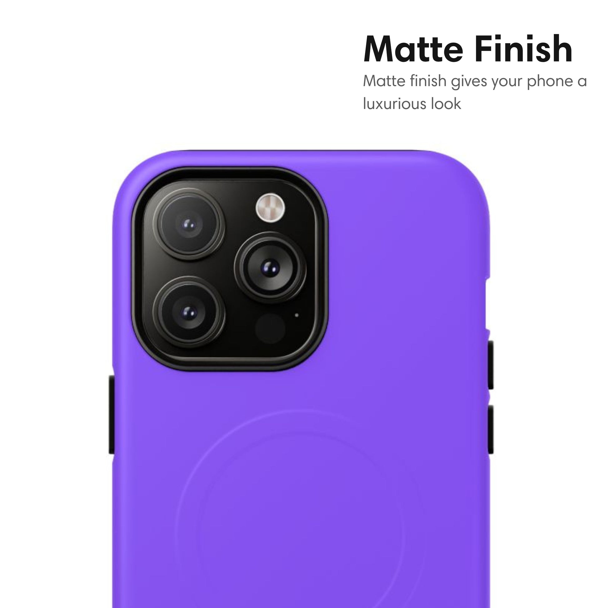 Neon Purple MagSafe Tough Case matte