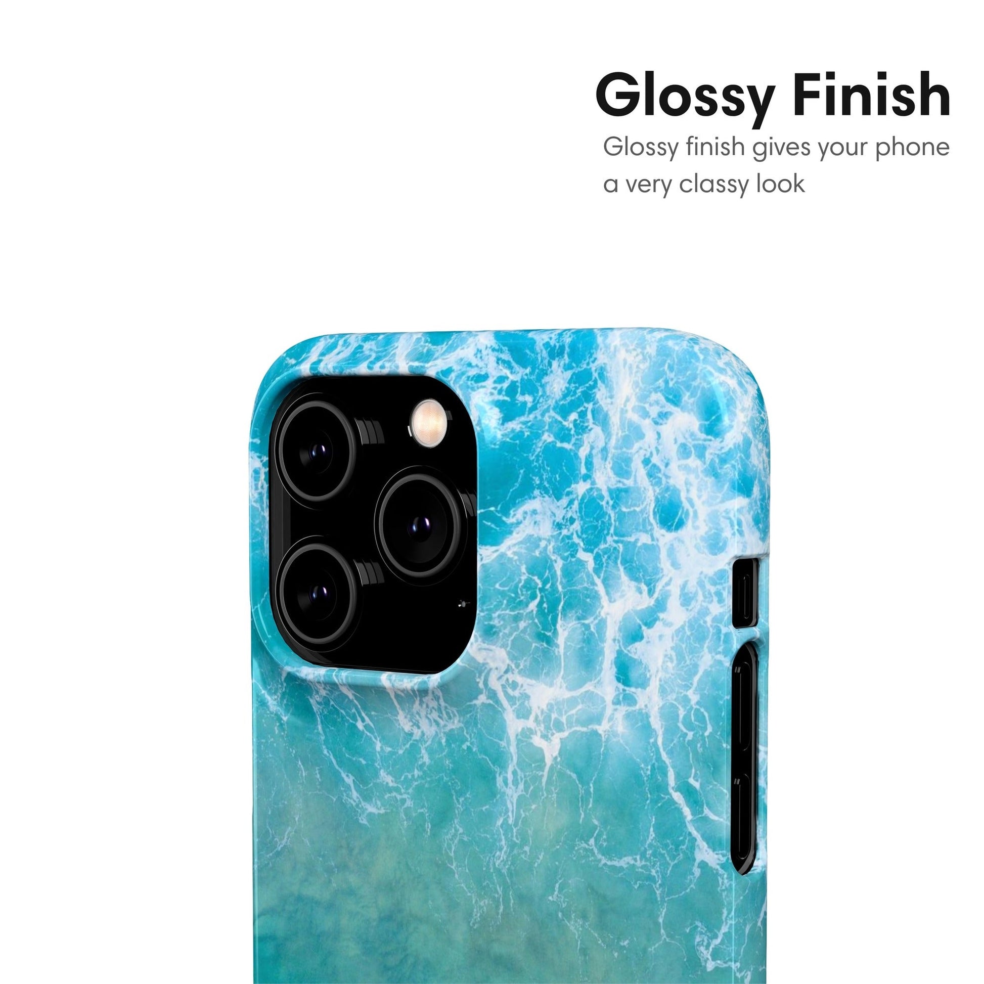 Ocean Breeze Snap Case - Classy Cases - Phone Case - iPhone 17 - Glossy - 