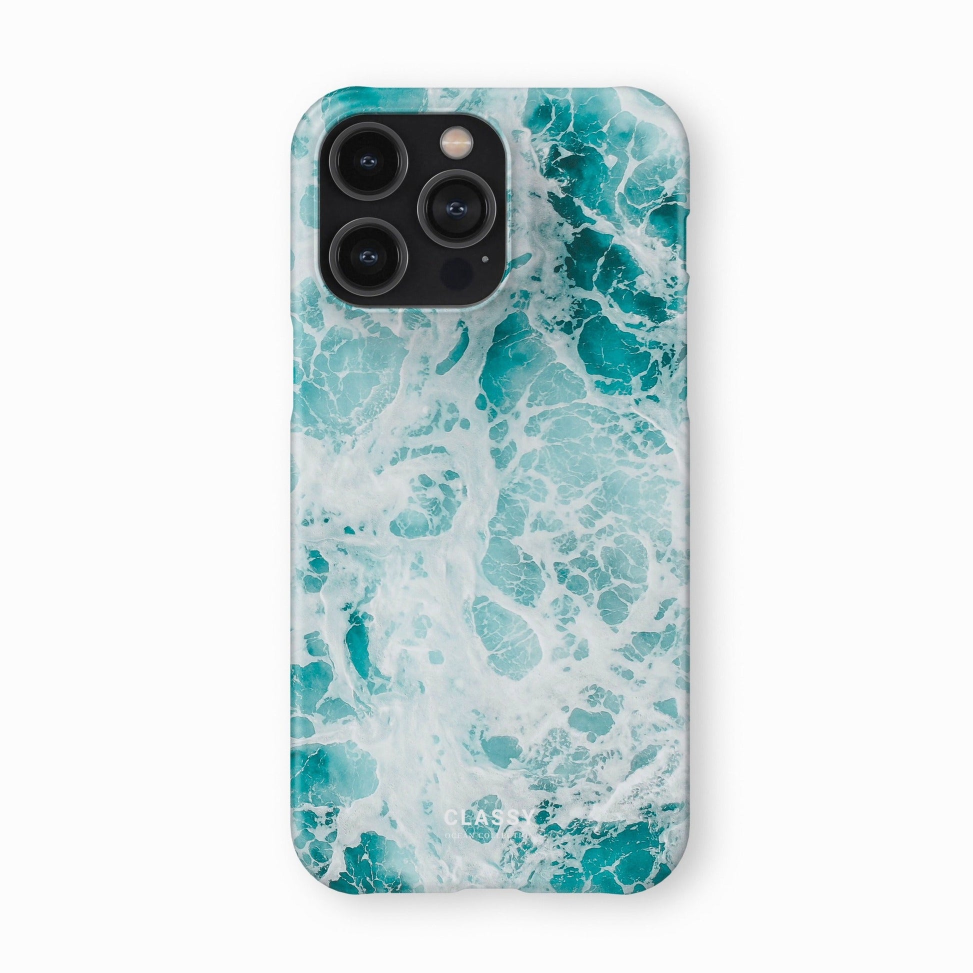 Ocean Snap Case - Classy Cases - Phone Case - iPhone 14 - Glossy - 