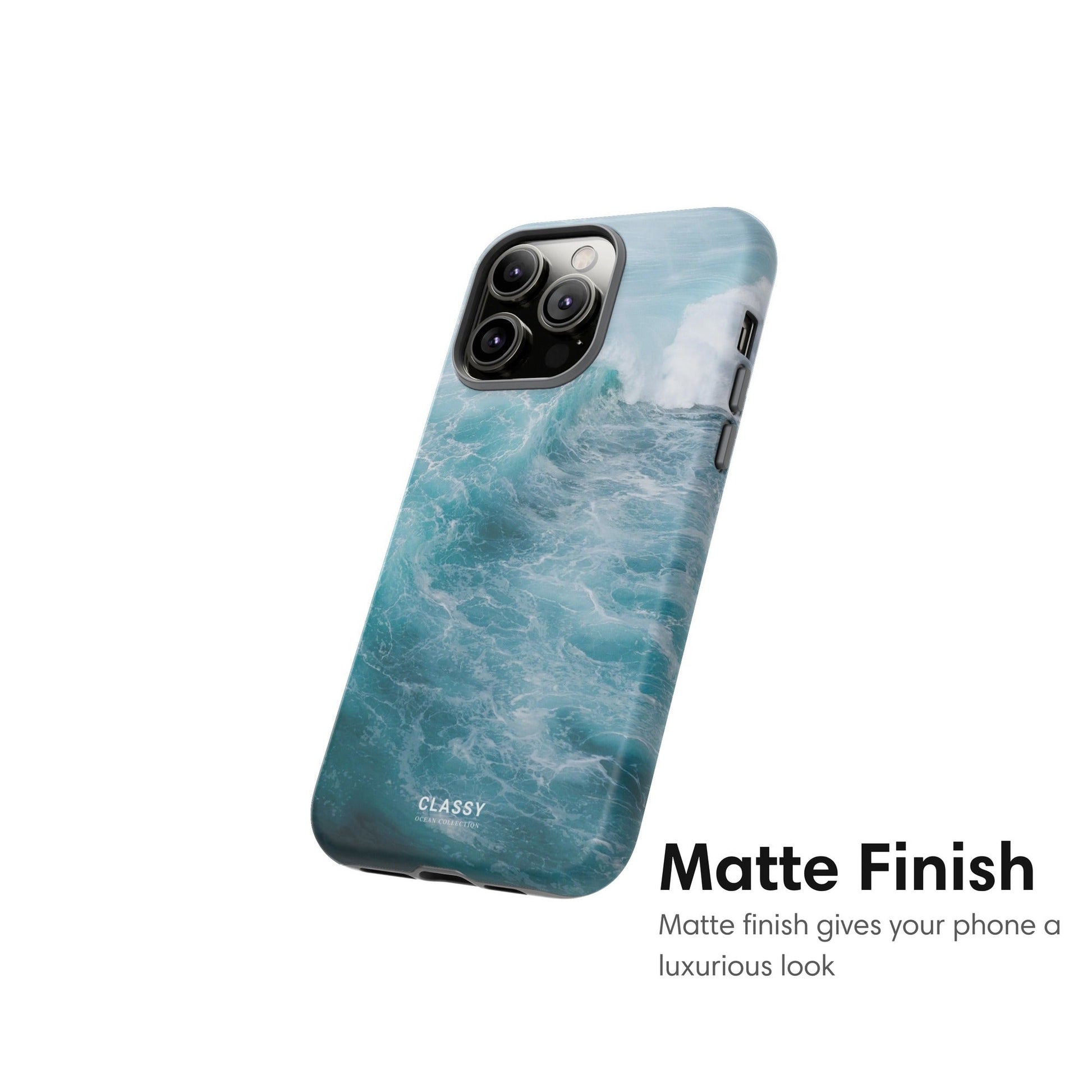 Ocean Waves Tough Case - Classy Cases - Phone Case - iPhone 17 - Glossy - 