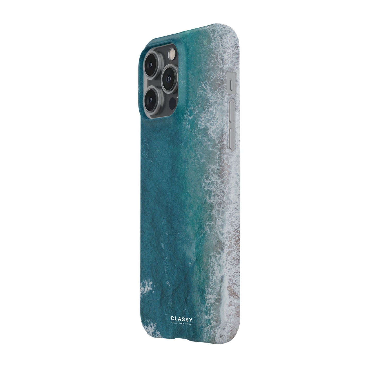 Ombre Ocean Waves Snap Case - Classy Cases - Phone Case - iPhone 17 - Glossy - 