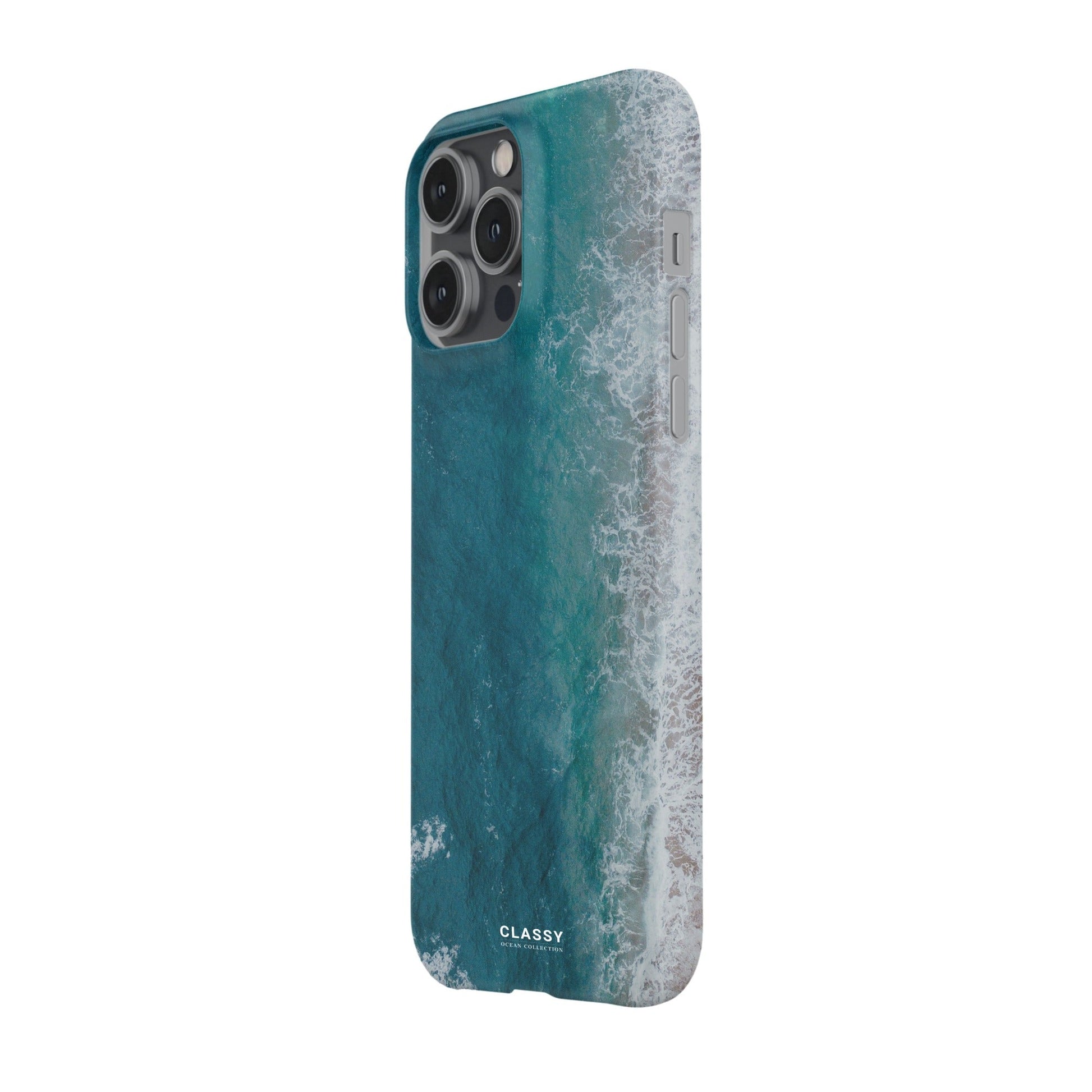 Ombre Ocean Waves Snap Case - Classy Cases - Phone Case - iPhone 17 - Glossy - 