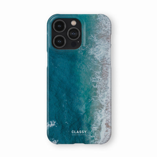 Ombre Ocean Waves Snap Case - Classy Cases - Phone Case - iPhone 17 - Glossy - 