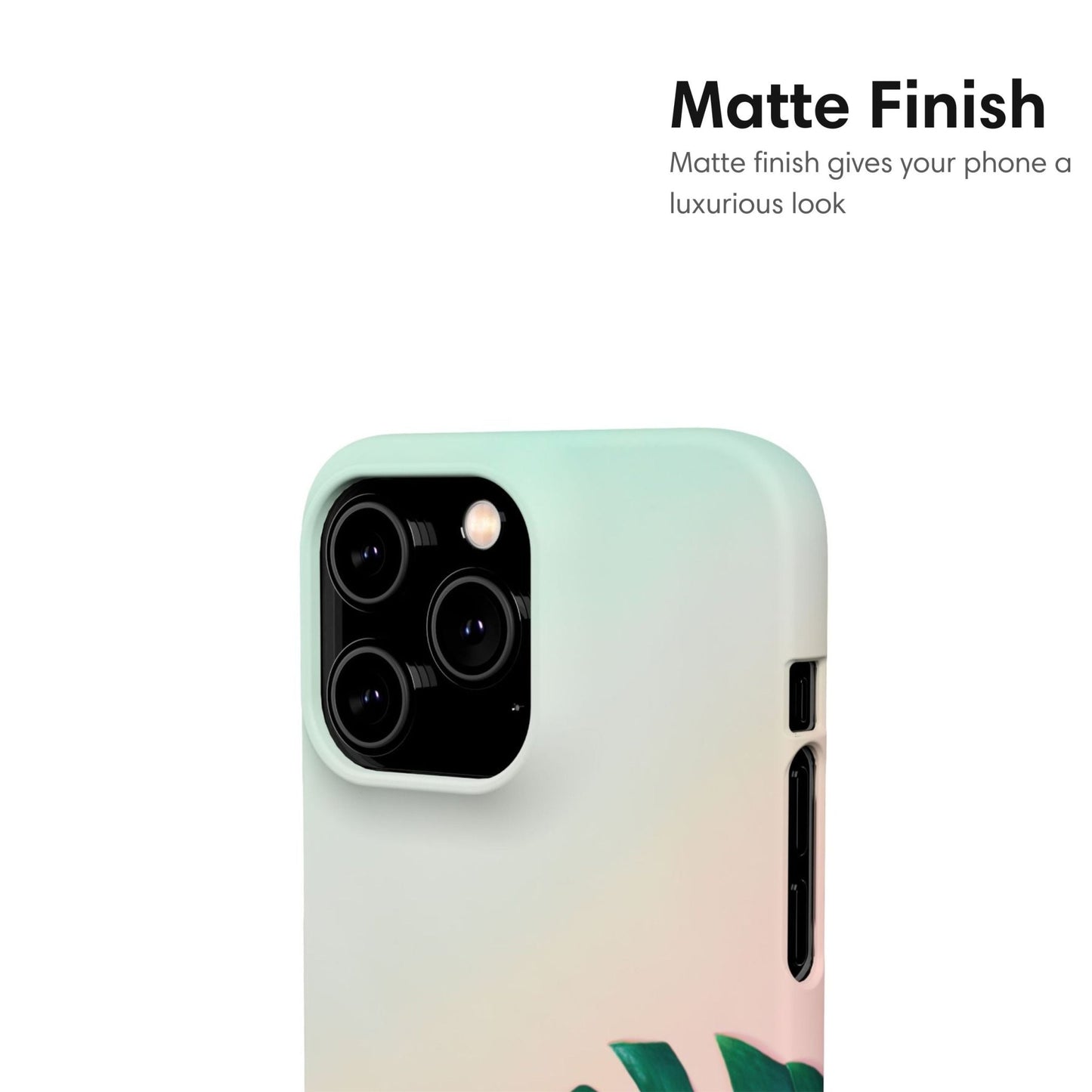 Ombre Palm Leaves Snap Case - Classy Cases - Phone Case - iPhone 17 - Glossy - 