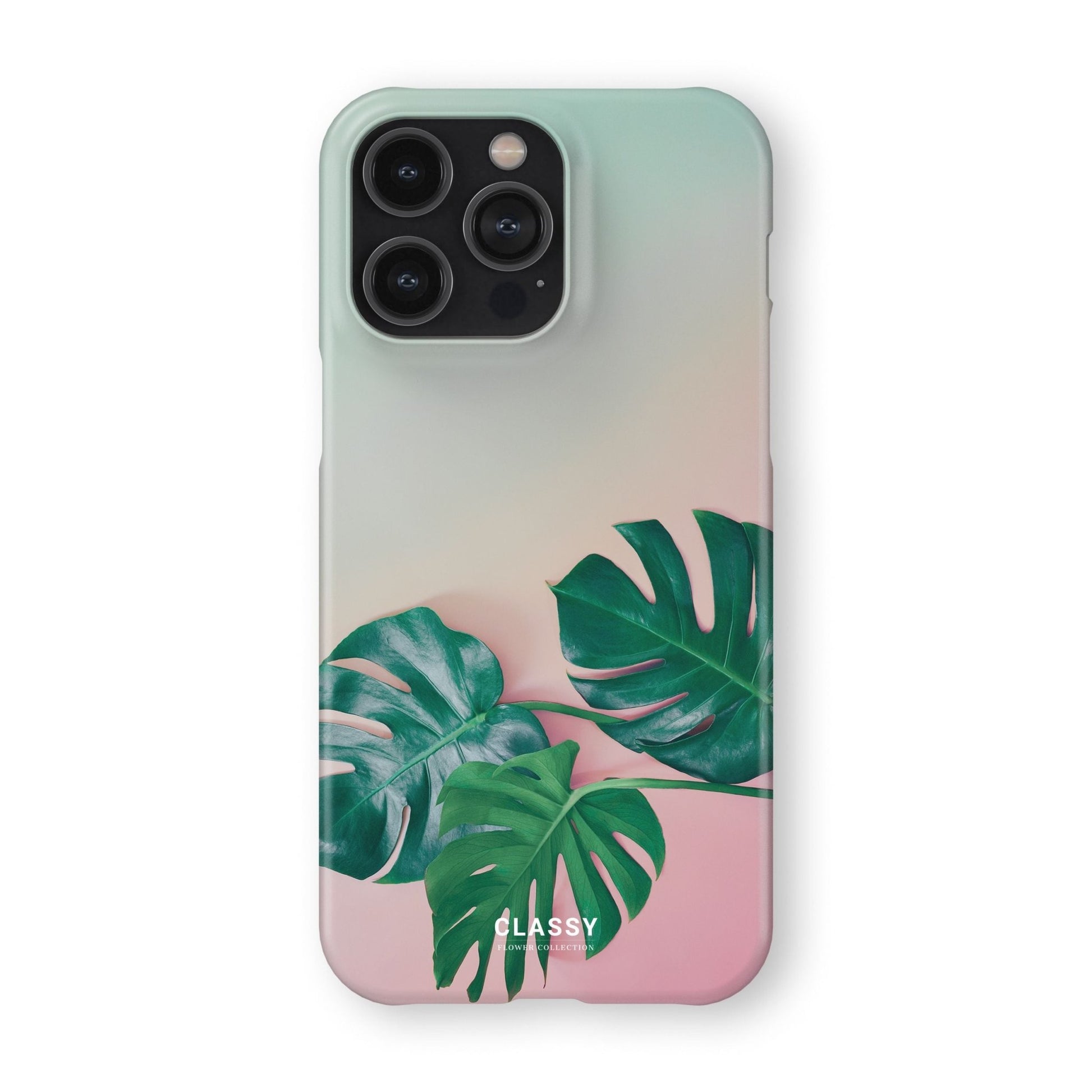 Ombre Palm Leaves Snap Case - Classy Cases - Phone Case - iPhone 17 - Glossy - 