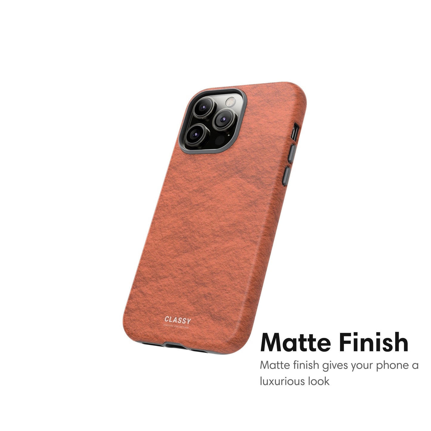 Orange Paper Tough Case - Classy Cases - Phone Case - iPhone 17 - Glossy - 