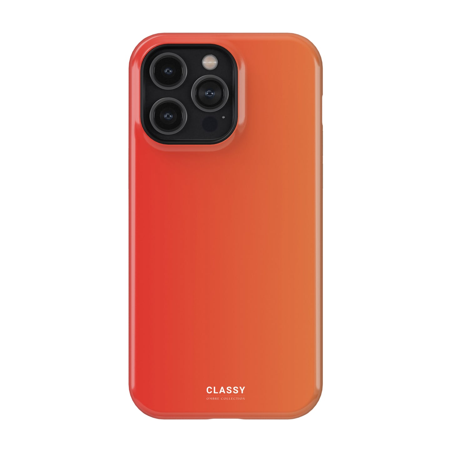 Orange Ombre Tough Case front