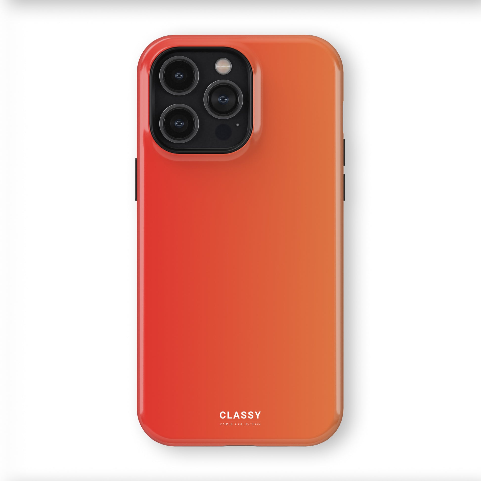 Orange Ombre Tough Case front