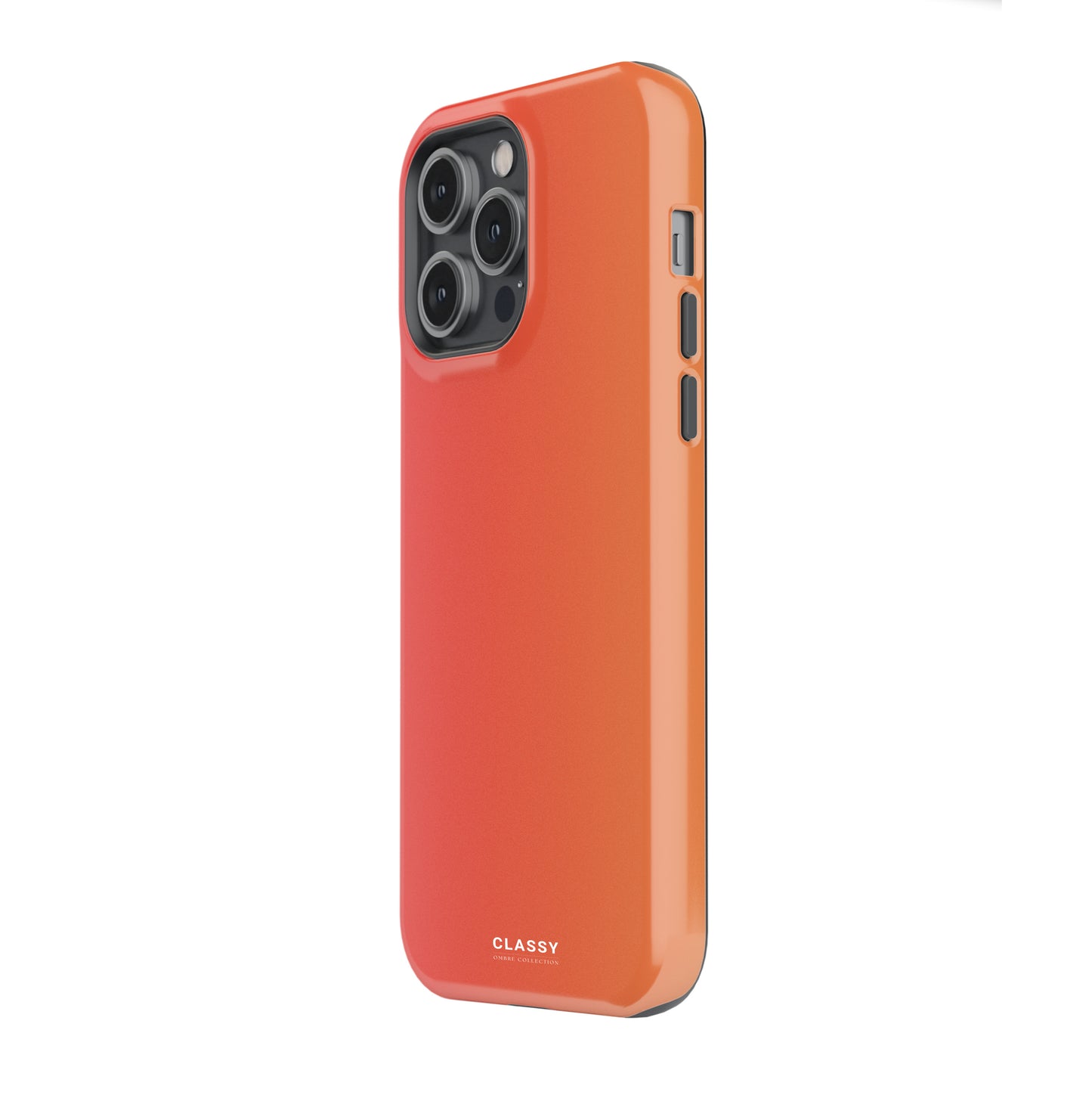 Orange Ombre Tough Case side