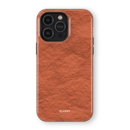 Orange Paper Tough Case front