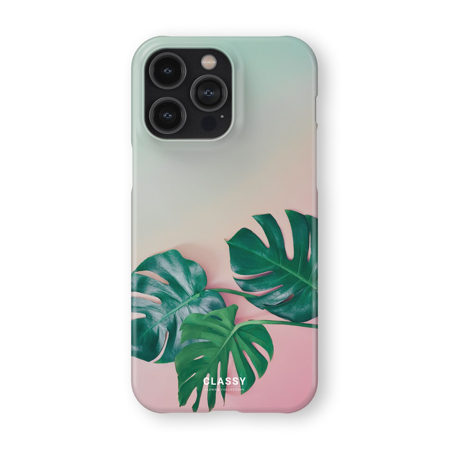 Ombre Palm Leaves Snap Case front