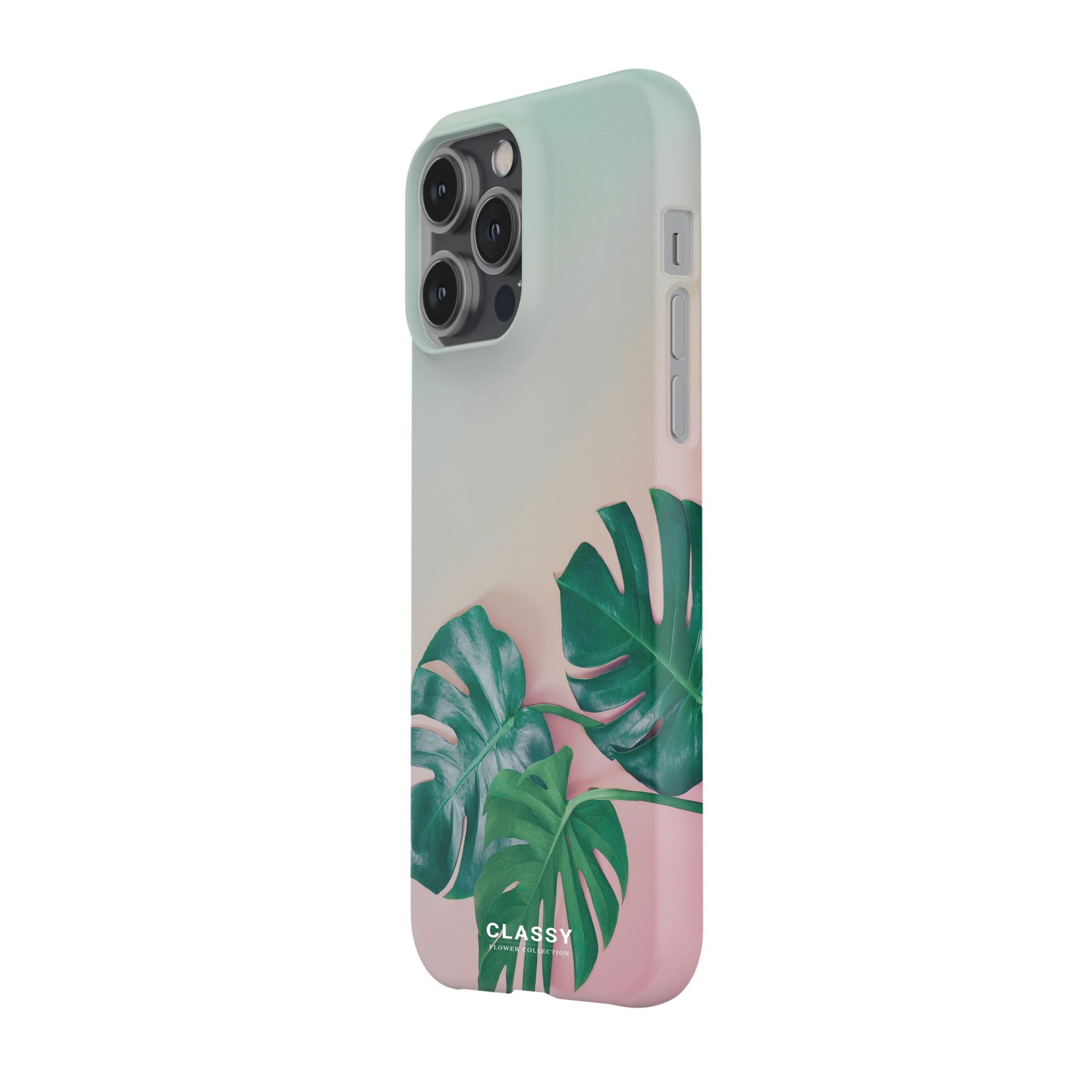 Ombre Palm Leaves Snap Case side