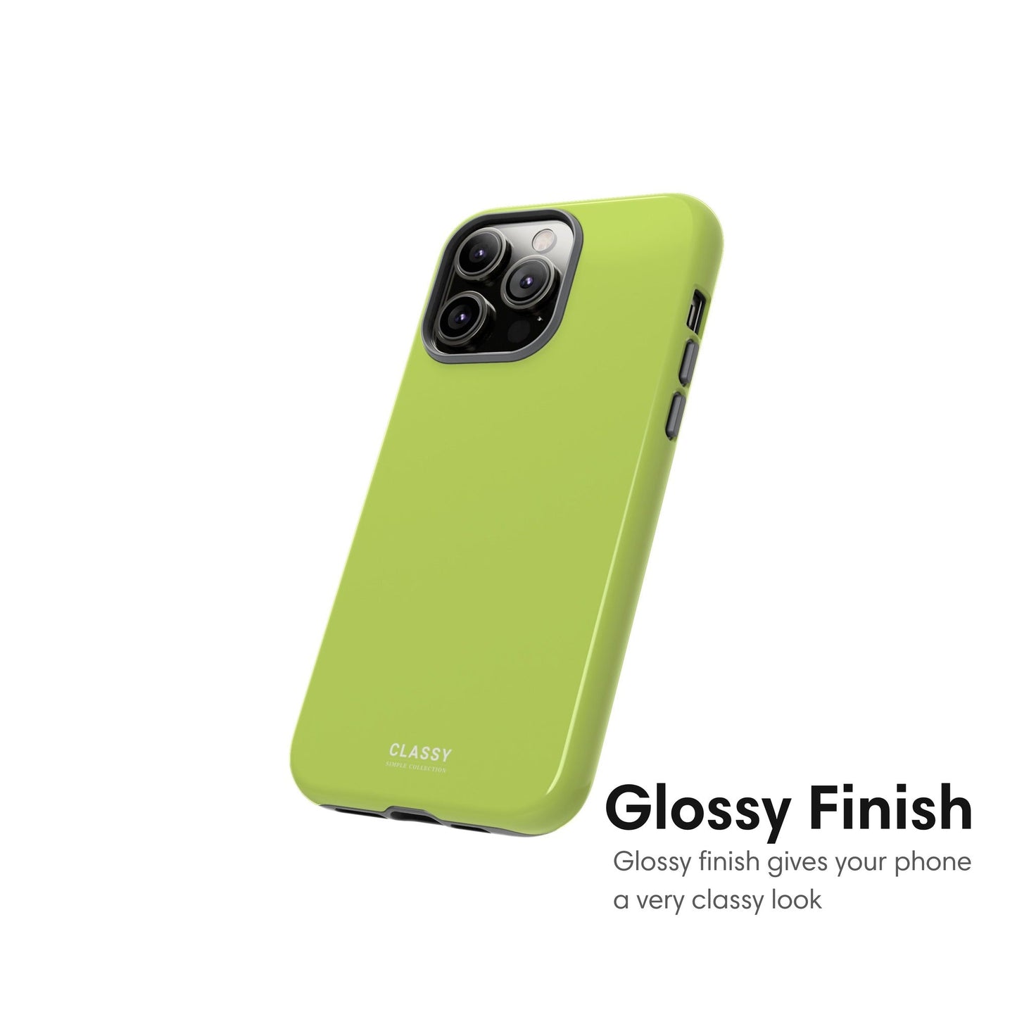 Pastel Lime Green Tough Case - Classy Cases - Phone Case - iPhone 17 - Glossy - 