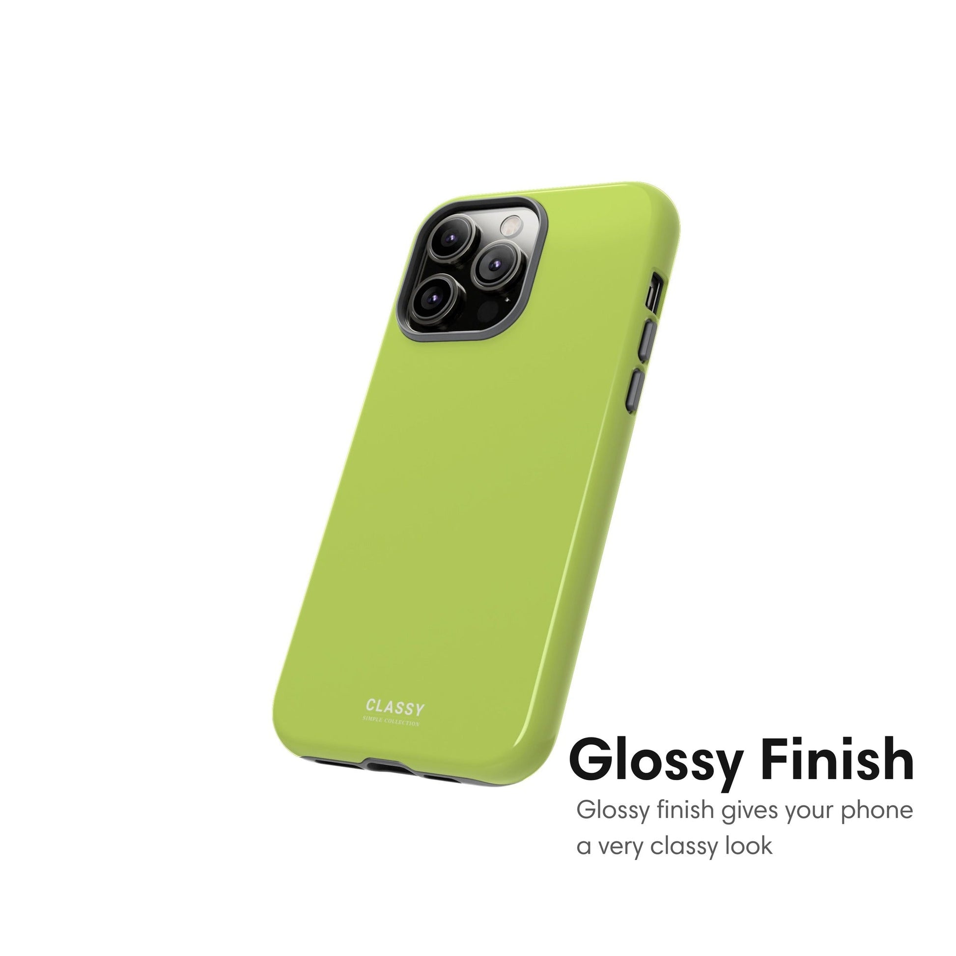 Pastel Lime Green Tough Case - Classy Cases - Phone Case - iPhone 17 - Glossy - 